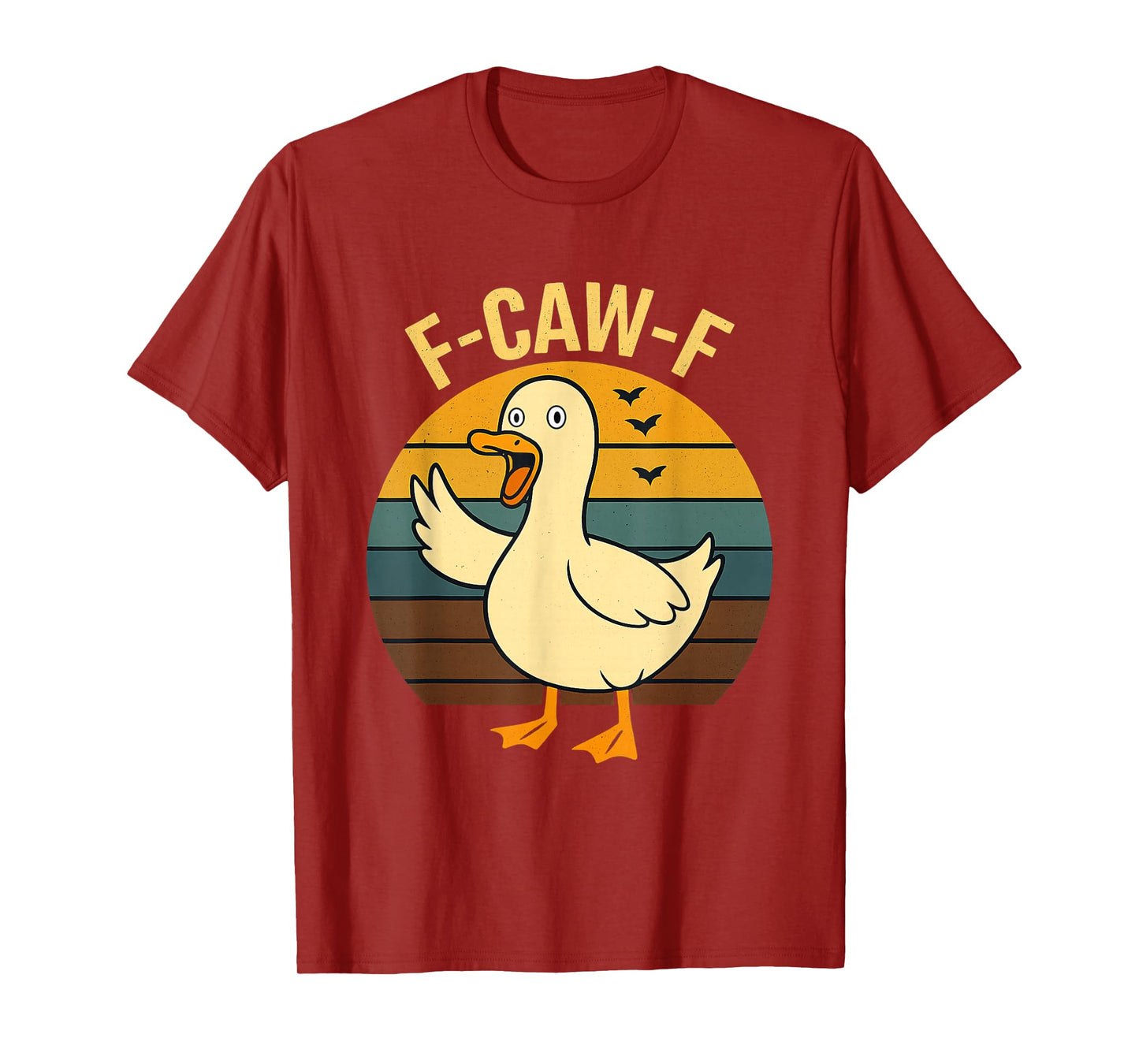 F-Caw-F Funny Goose Meme Humor Quote Halloween T-Shirt