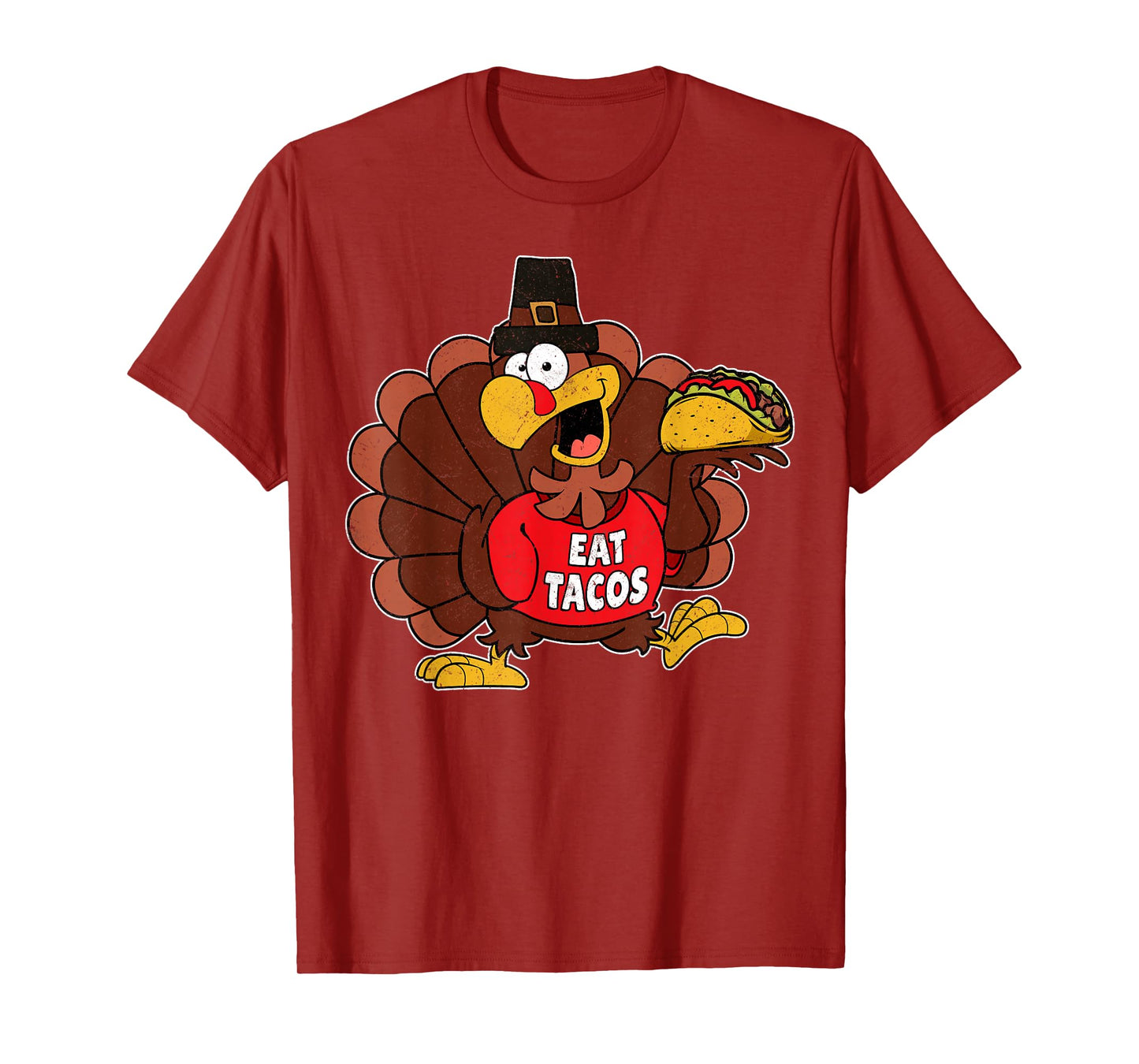 Mexican Thanksgiving Turkey Eat Tacos Funny Taco Lover T-Shirt