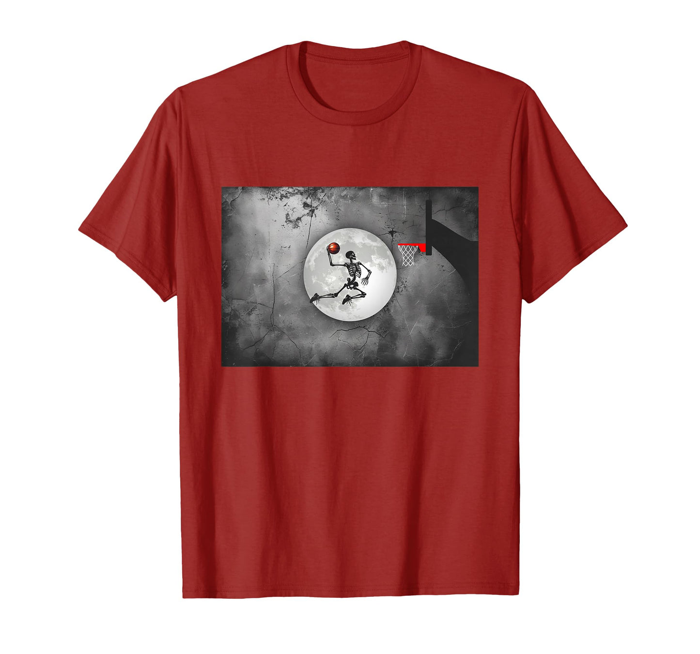 Skeleton Basketball T-Shirt