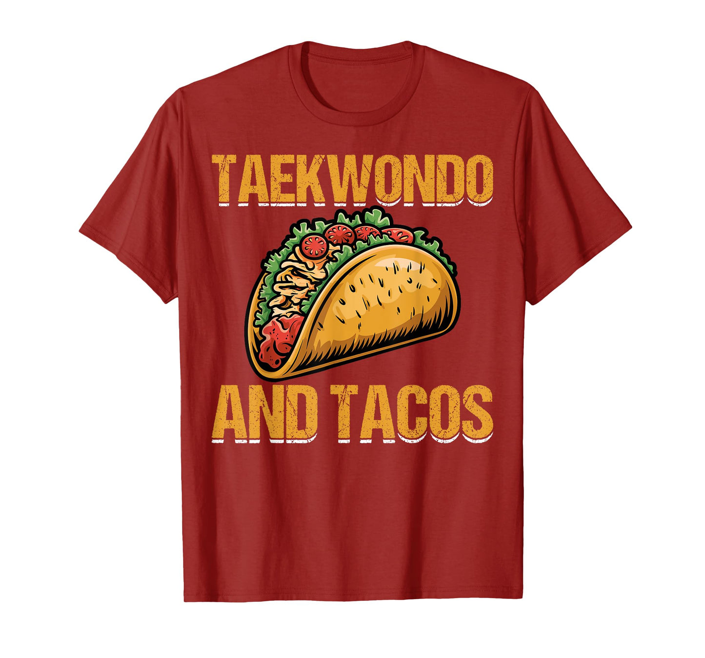 Taekwondo and Tacos - Taco Lover Martial Arts Taekwondo T-Shirt