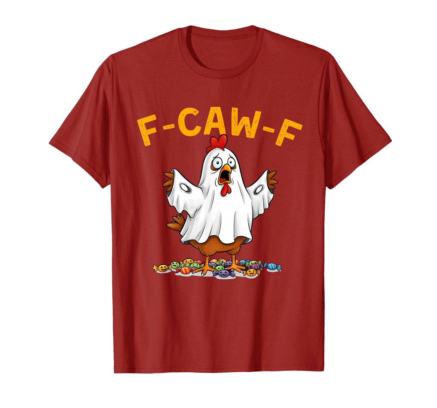 F-Caw-F Funny Chicken Humor Quote Rooster Meme T-Shirt