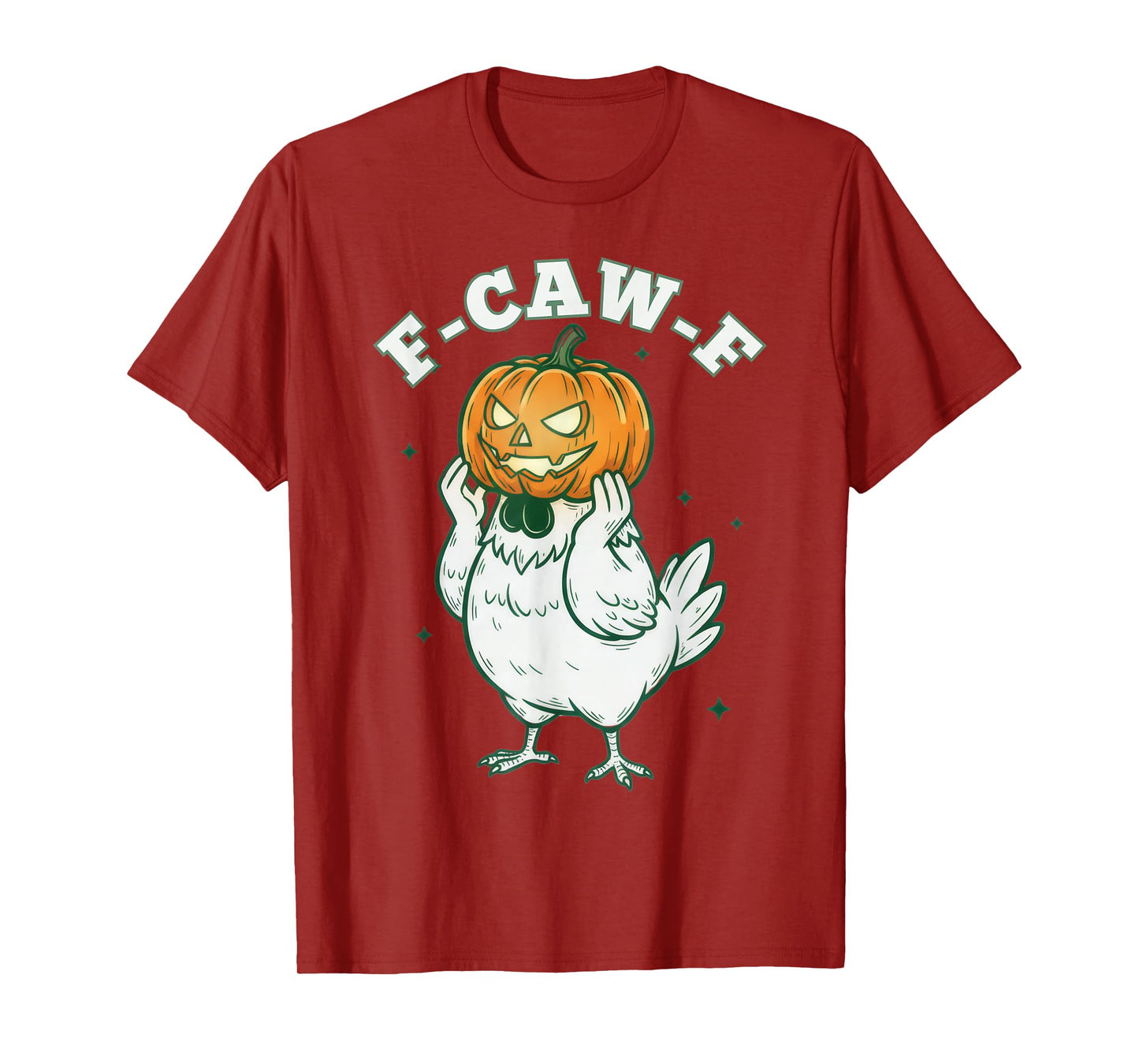 FCAWF Halloween Spooky Meme F-Caw-F Halloween FCAWF Chicken T-Shirt