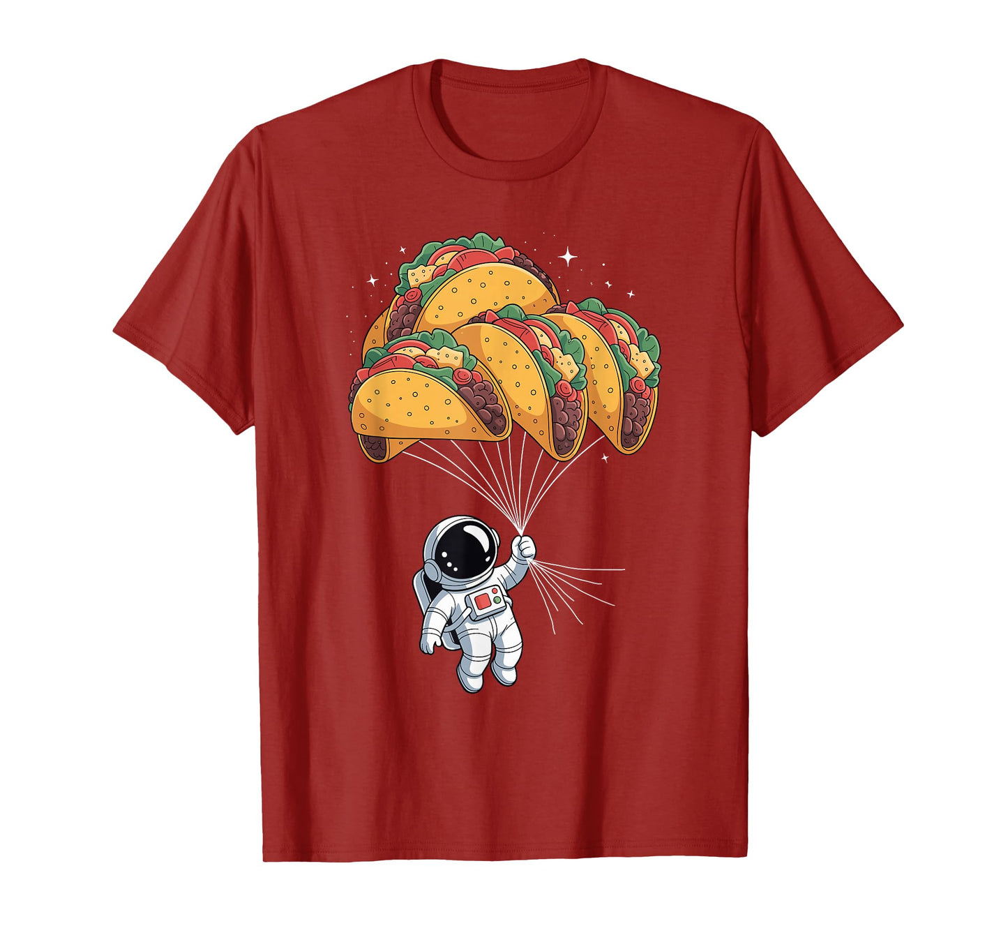 Astronaut Floating Taco Mexican Food Tacos T-Shirt