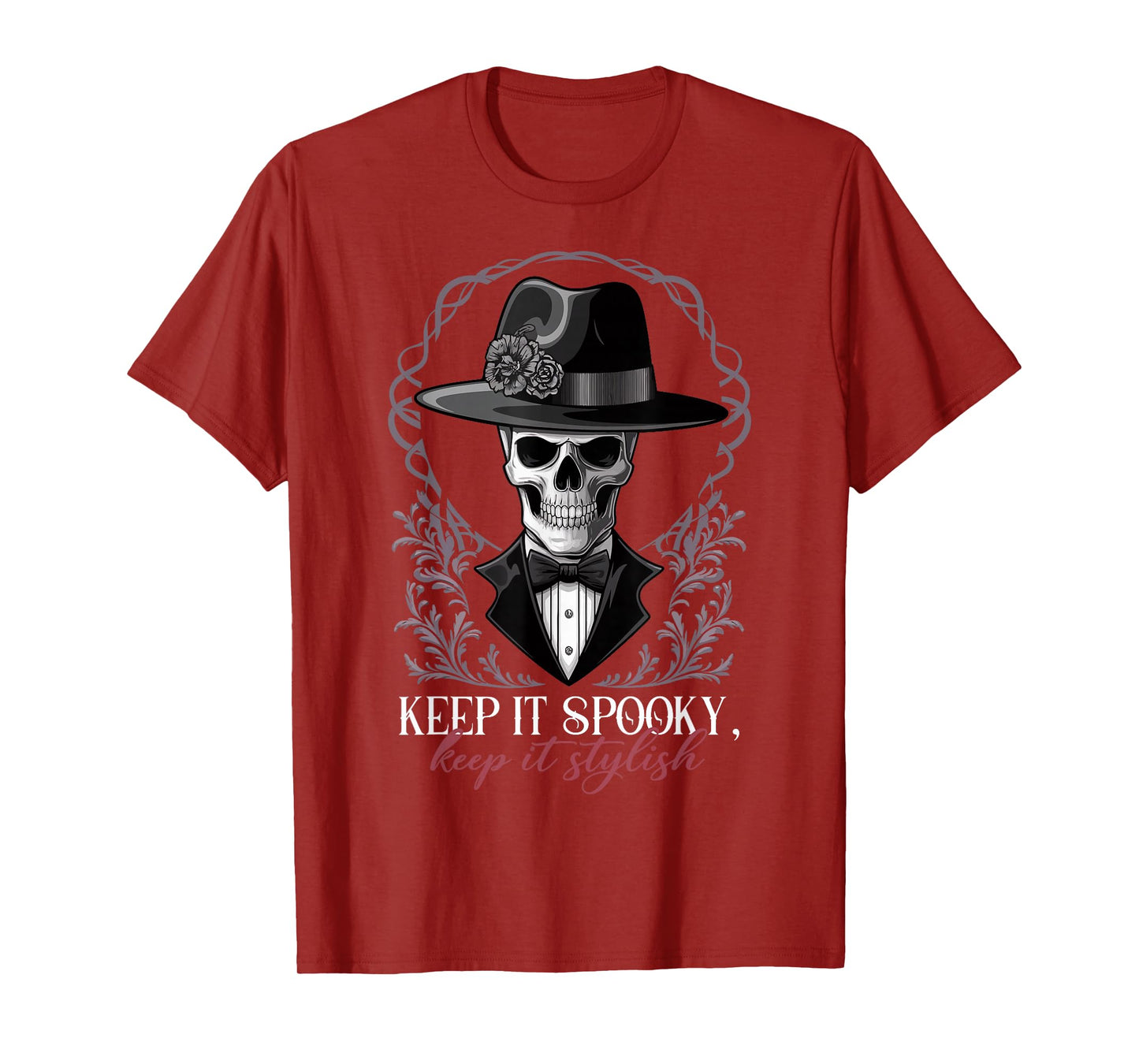 Halloween Keep It Spooky Keep It Stylish Skeleton T-Shirt