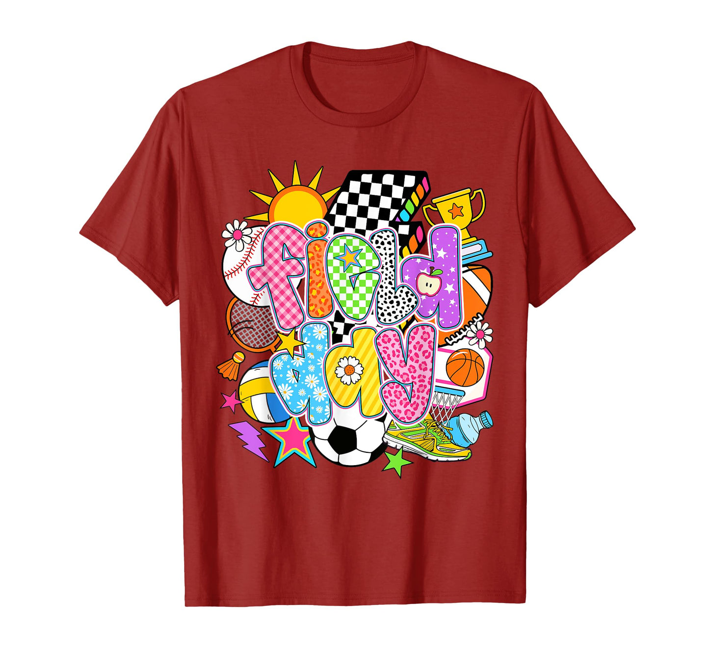 Field Day Fun Day Let The Games Begin Field Trip Teacher Kid T-Shirt