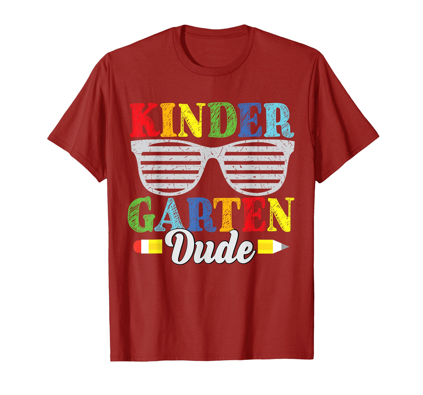 Kindergarten Dude Funny Back To School Kids Toddlers T-Shirt
