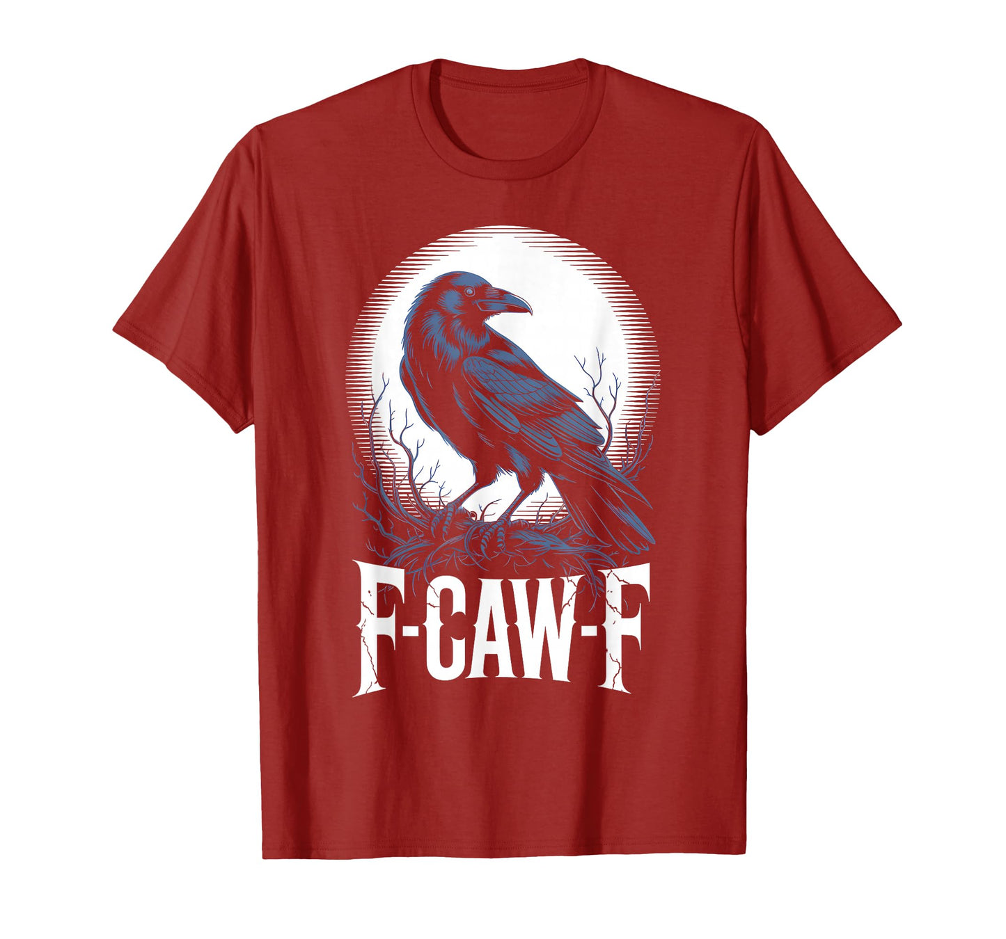 Funny F-Caw-F Black Crow Sound Meme Humor T-Shirt