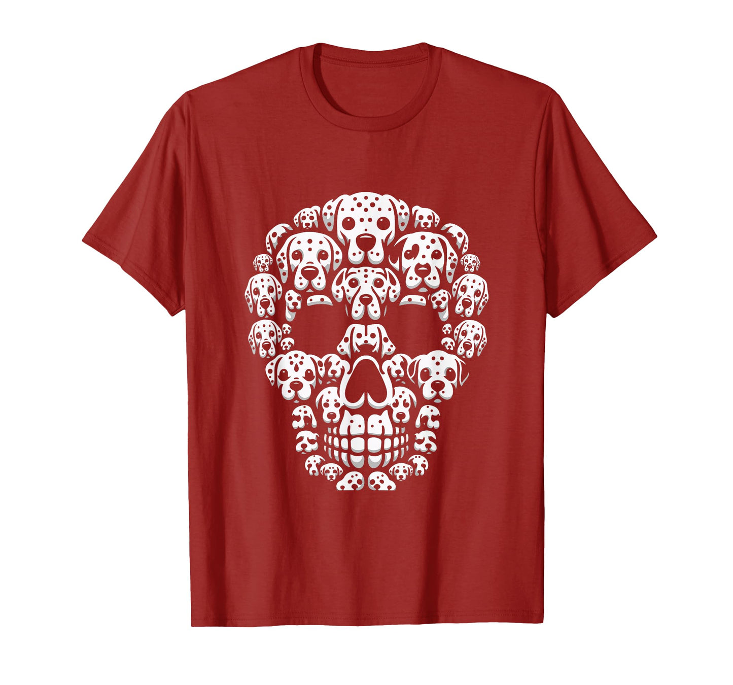 Group Dalmatians As Halloween Skull Costume Dog Owner Lover T-Shirt