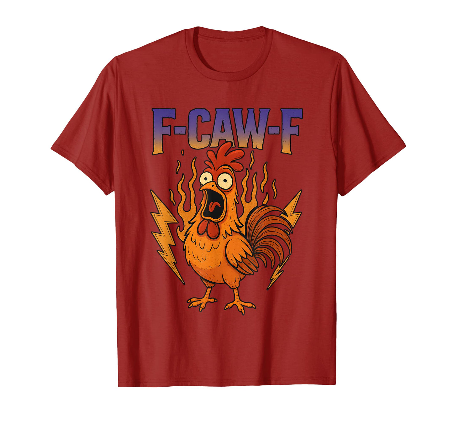 F-Caw-F Funny Chicken Humor Rooster F-Caw-F Meme Halloween T-Shirt