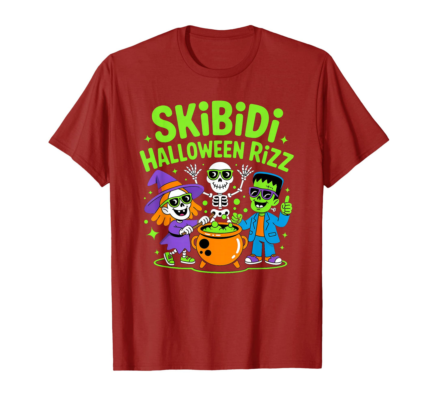 Skibidi Halloween Rizz - Funny Halloween Rizz Shirt T-Shirt