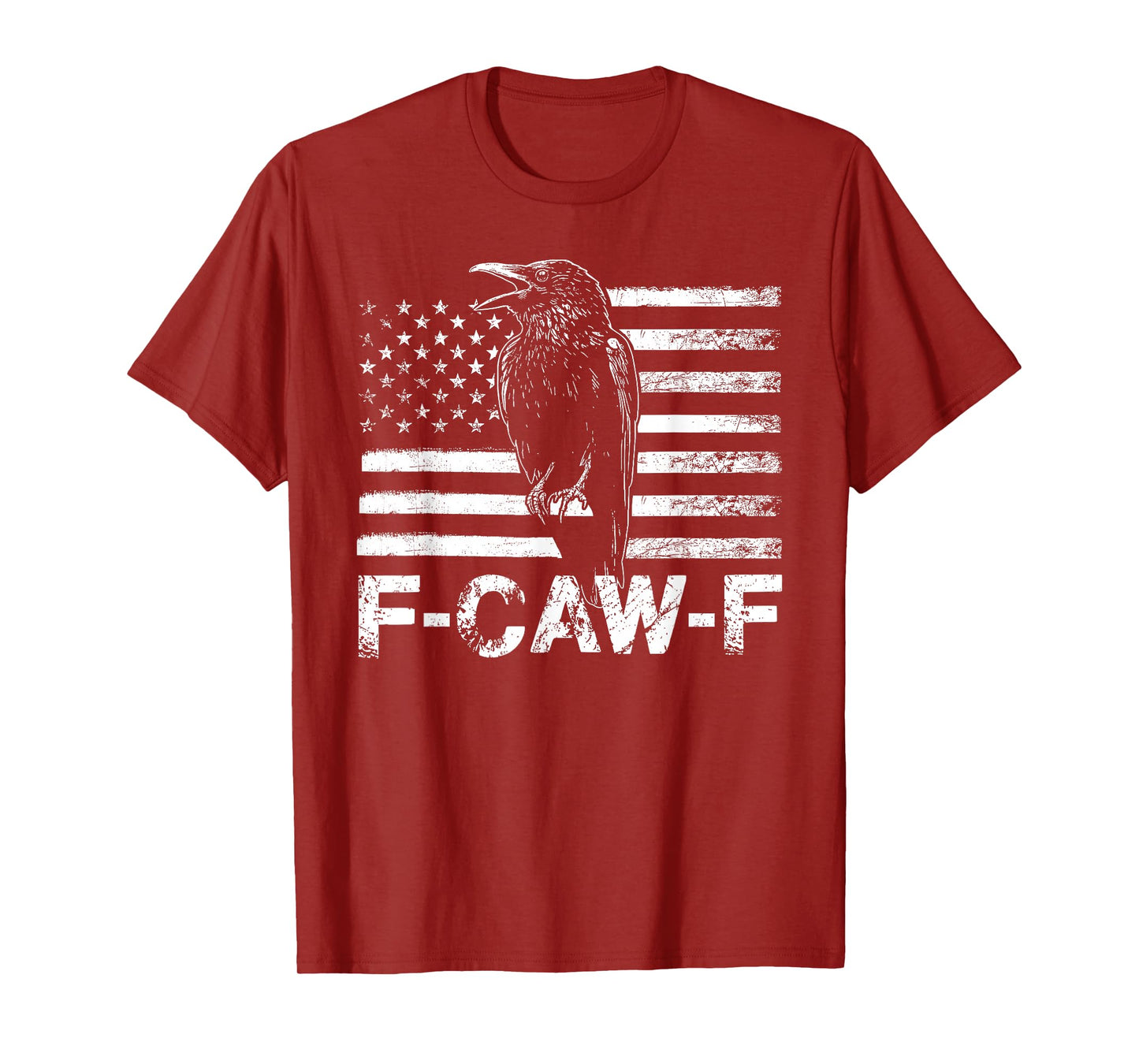 F Caw F Funny Meme Gothic Halloween 2025 T-Shirt