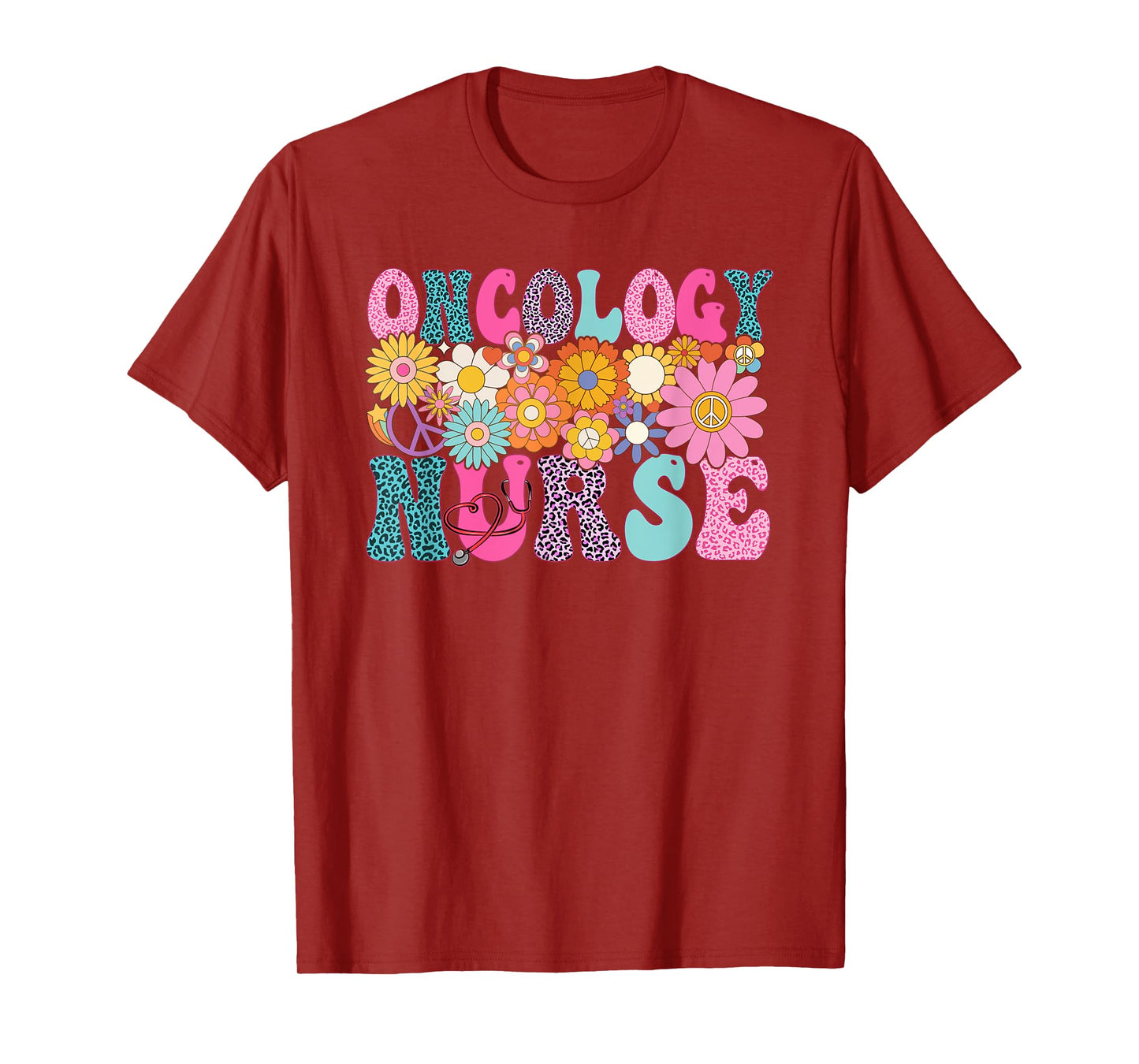Oncology Nurse Week Groovy Appreciation Day For Women T-Shirt
