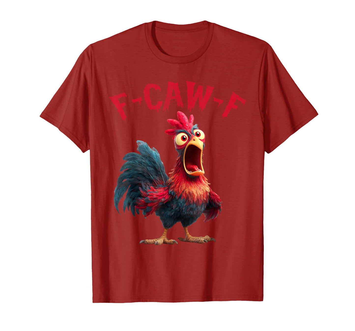 Funny F-Caw-F Chicken FCAWF Rooster Halloween Bird Crow T-Shirt