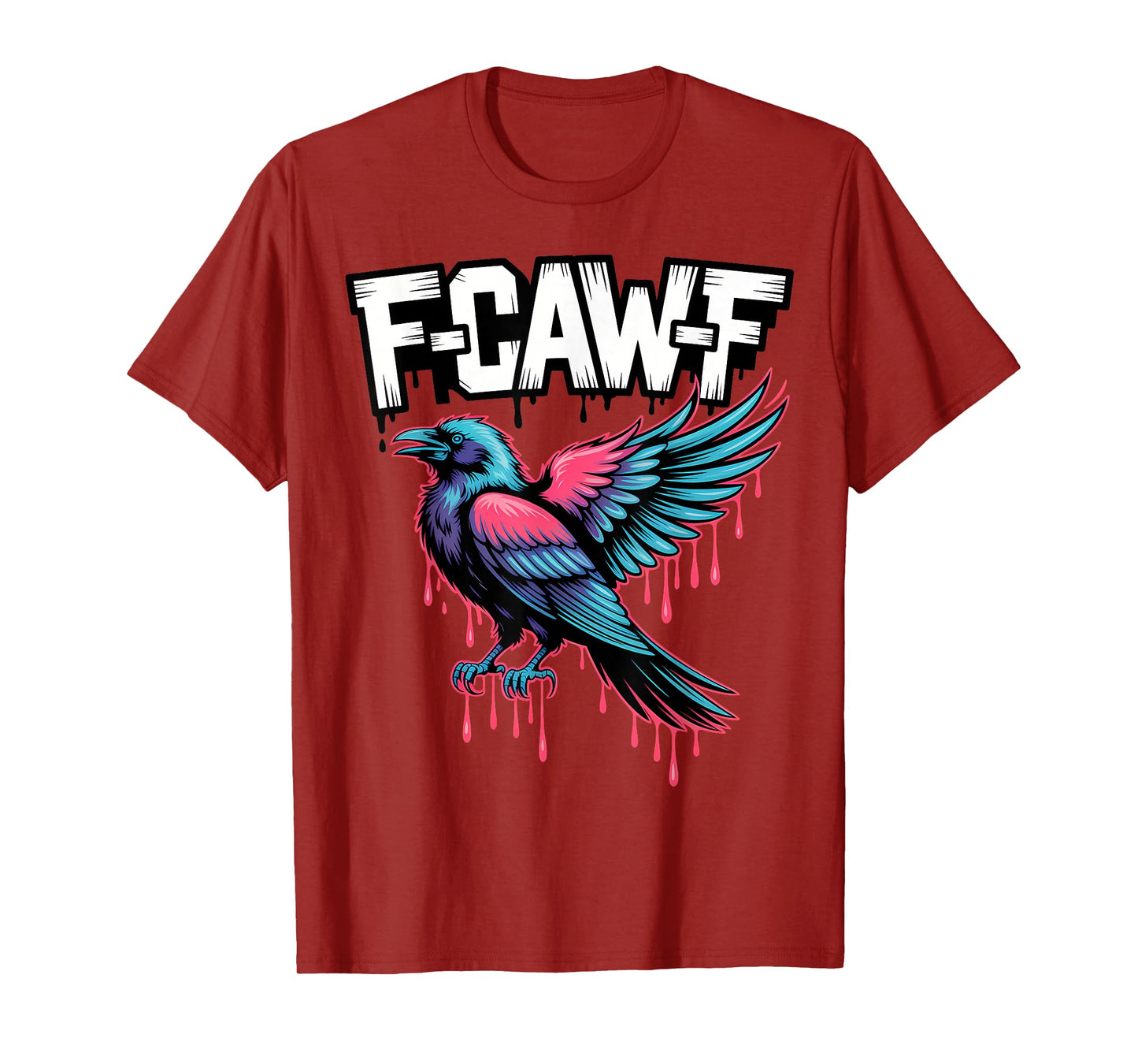 F-Caw-F Vibrant Raven T-Shirt