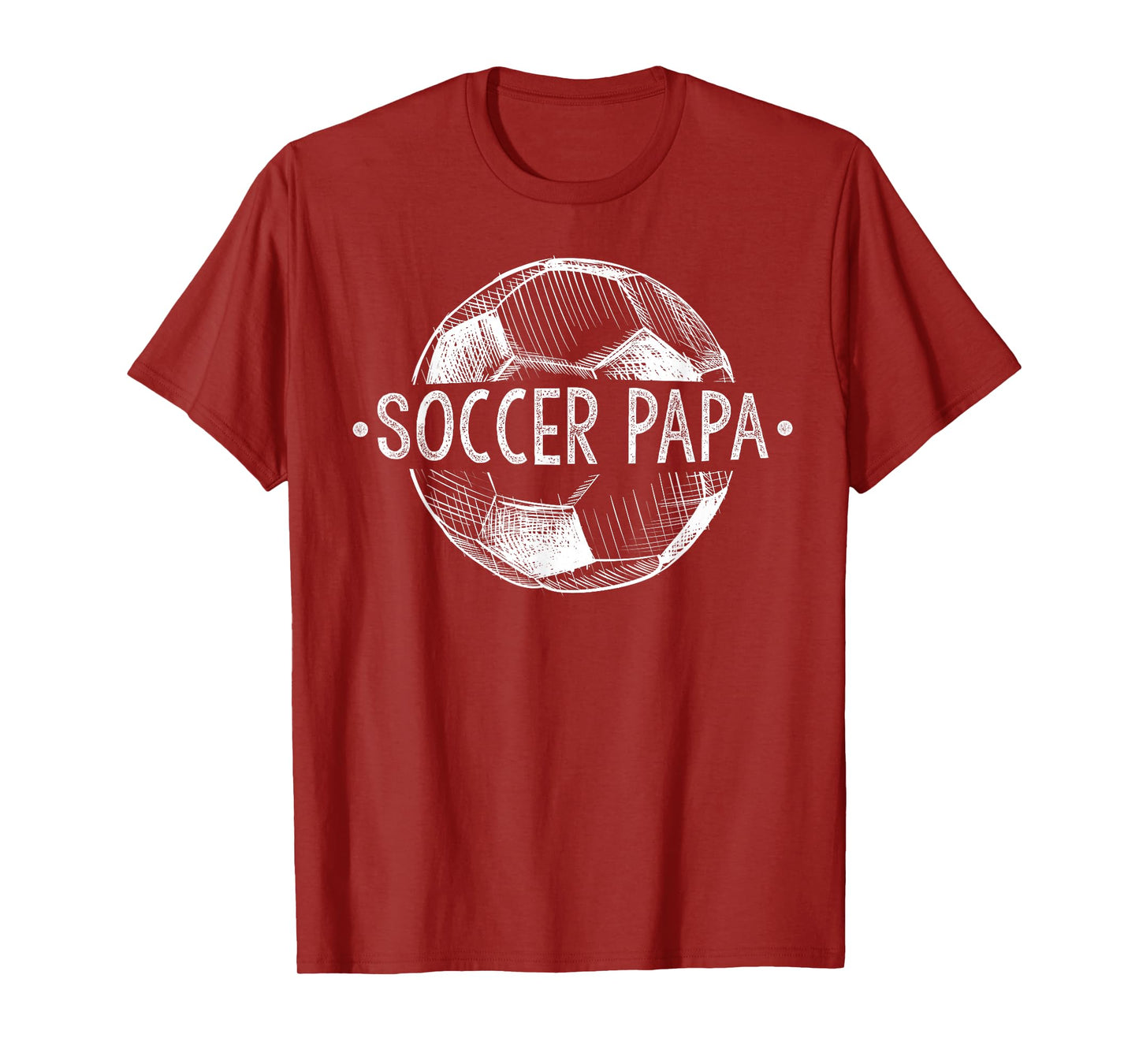 Soccer Papa Family Matching Team Player Gift Sport Lover Dad T-Shirt