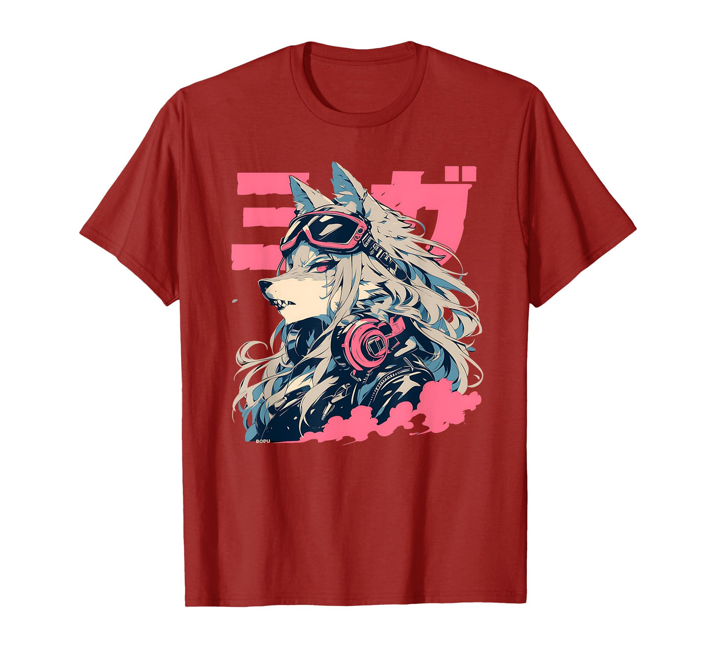 Goth Grunge Demon Anime Furry Wolf Horror Alt Aesthetic T-Shirt