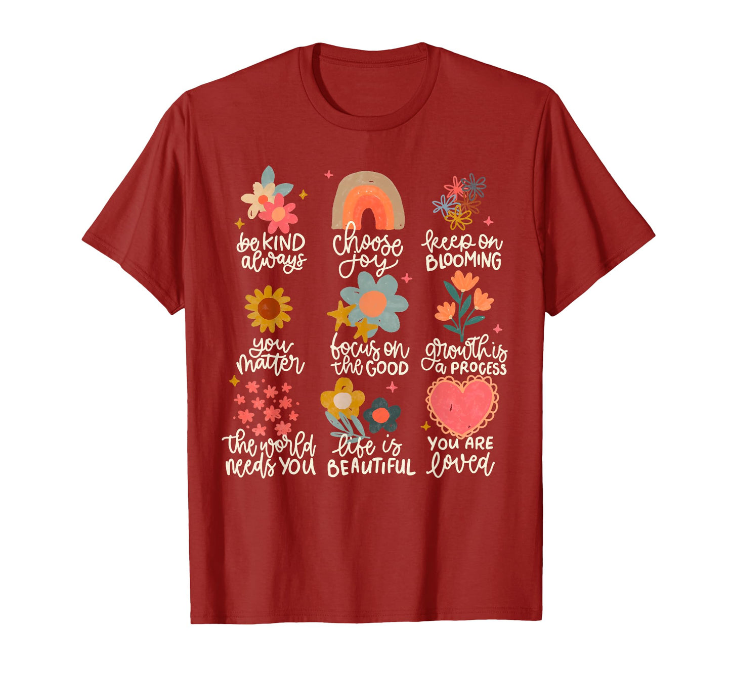 Be Kind Always Choose Joy You Matter Mental Health Awareness T-Shirt