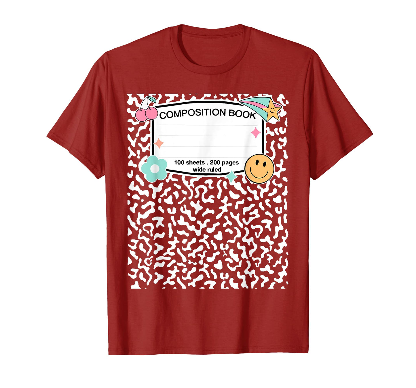 Matching Group Halloween Teacher Composition Book Notebook T-Shirt