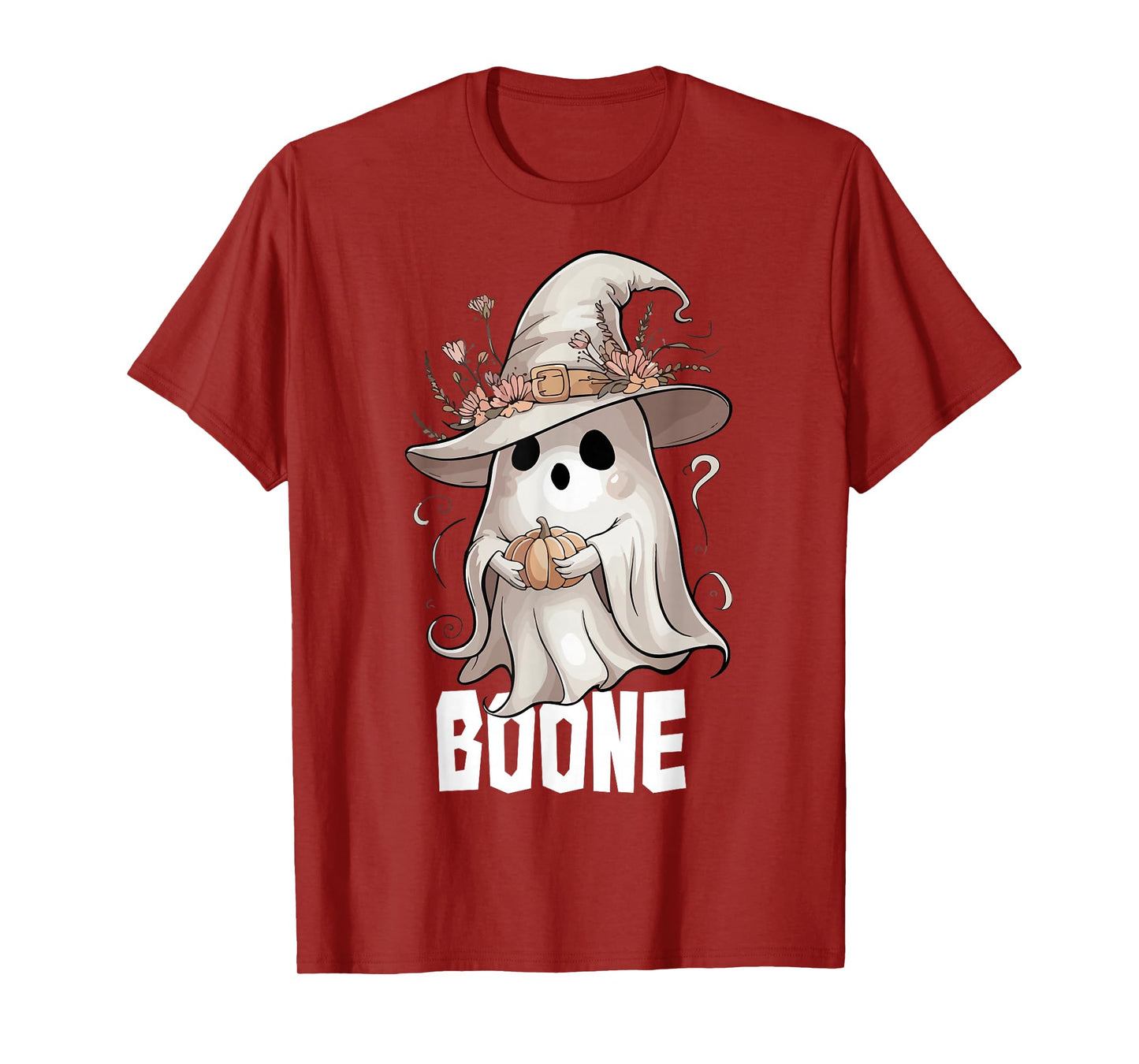 Retro Boo Boone Girls First Name Funny Halloween Ghost 2025 T-Shirt