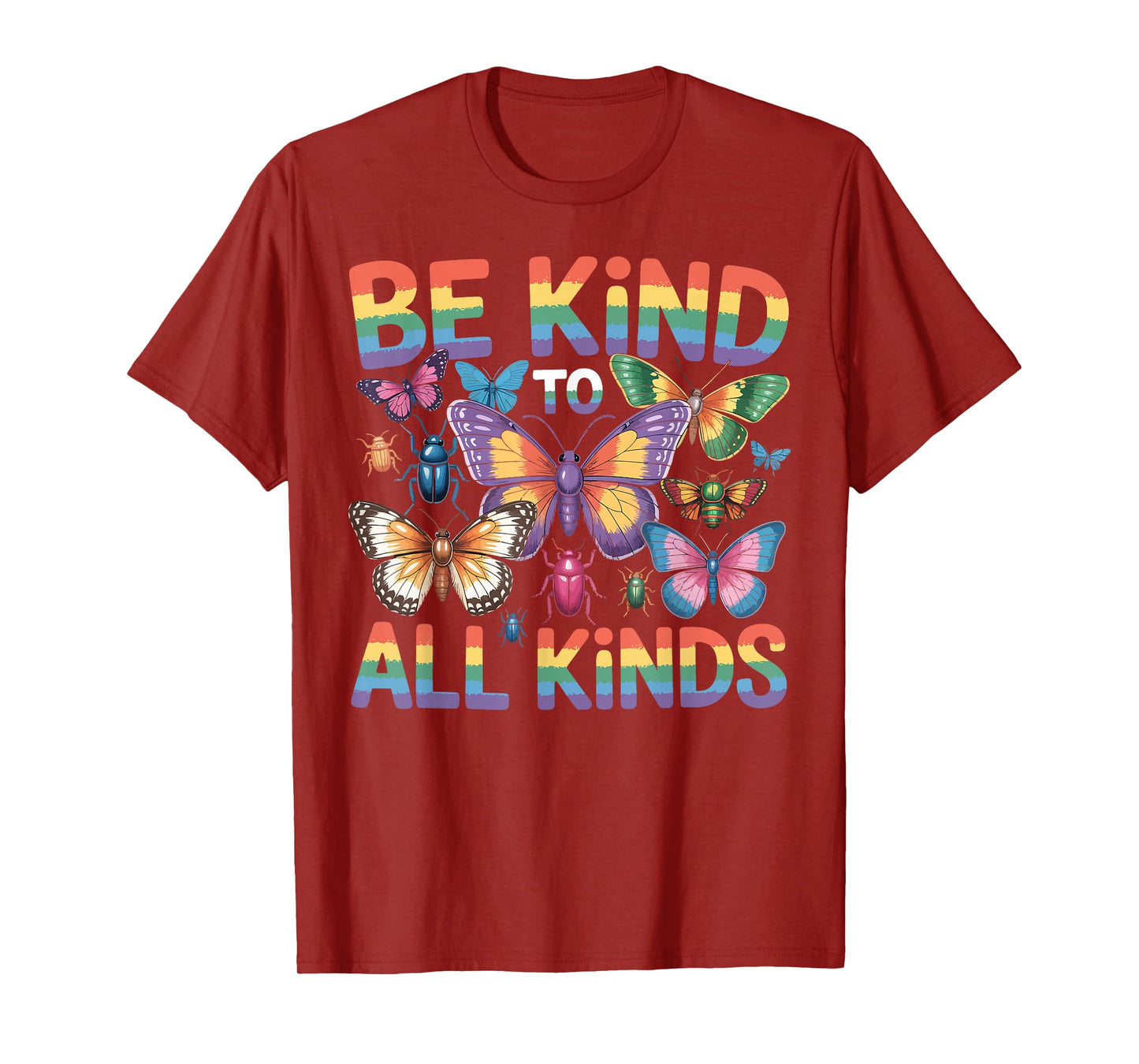 Be Kind To All Kind Biology Science Insect Collector Ladybug T-Shirt