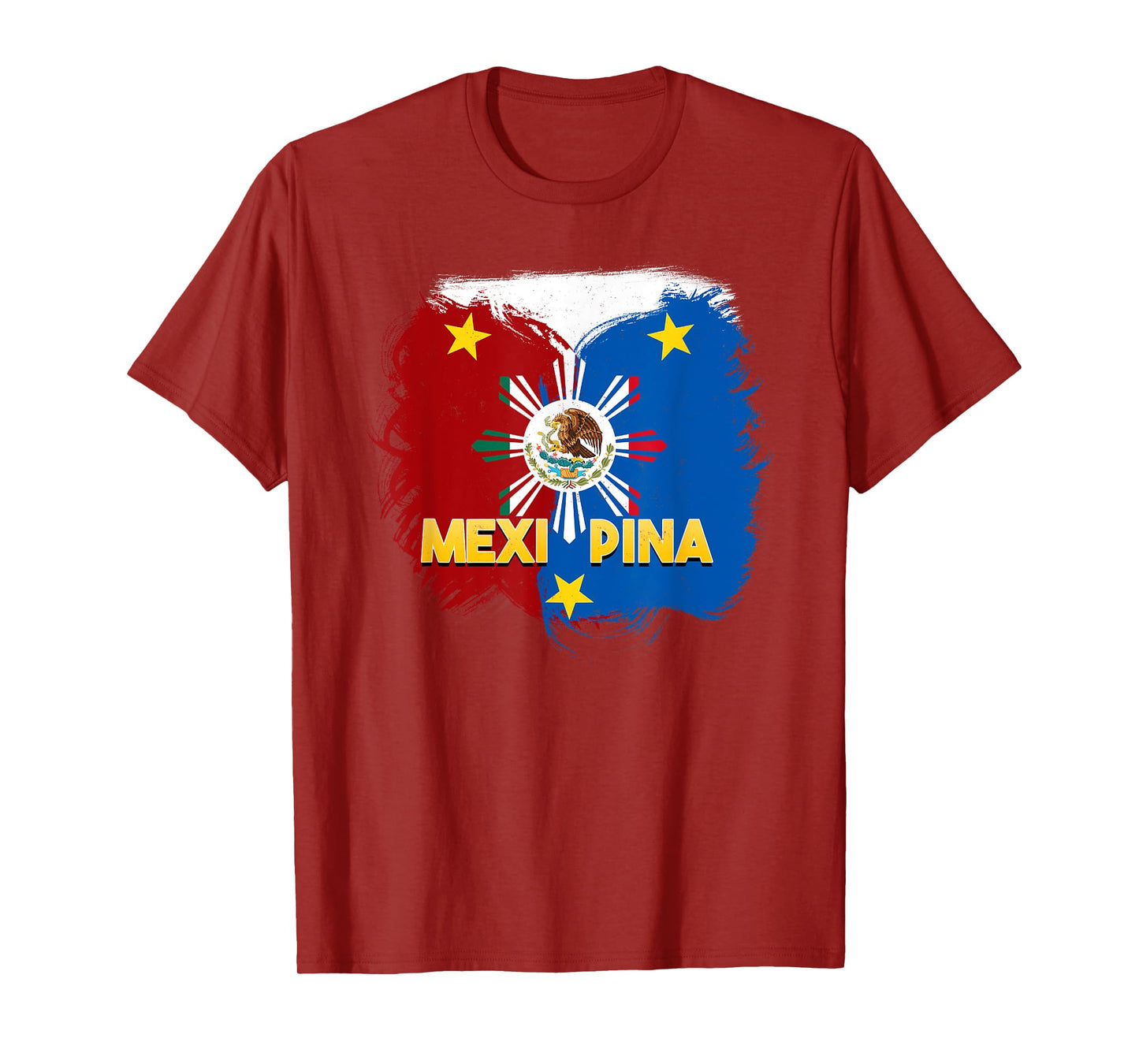 Philippines Mexico Filipina Proud Mexipina Mexican Flag T-Shirt