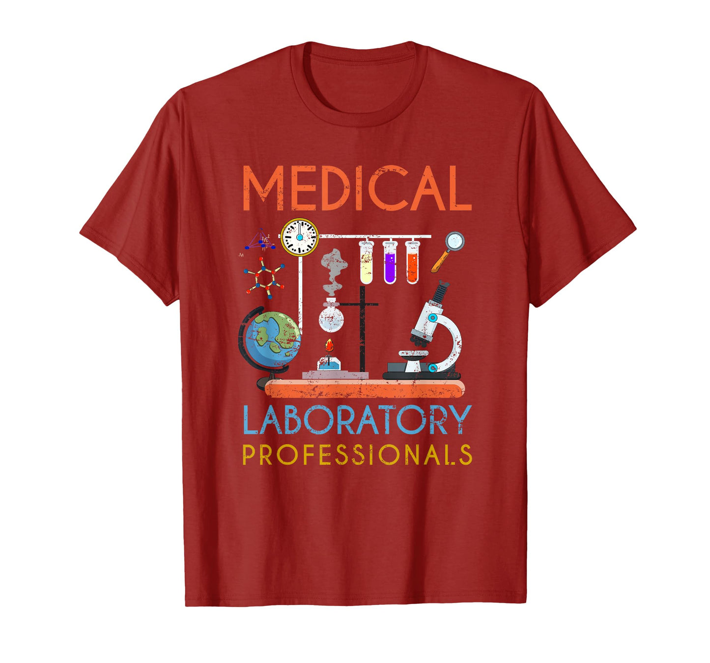 Med Lab Science Microscope Medical Laboratory Professionals T-Shirt