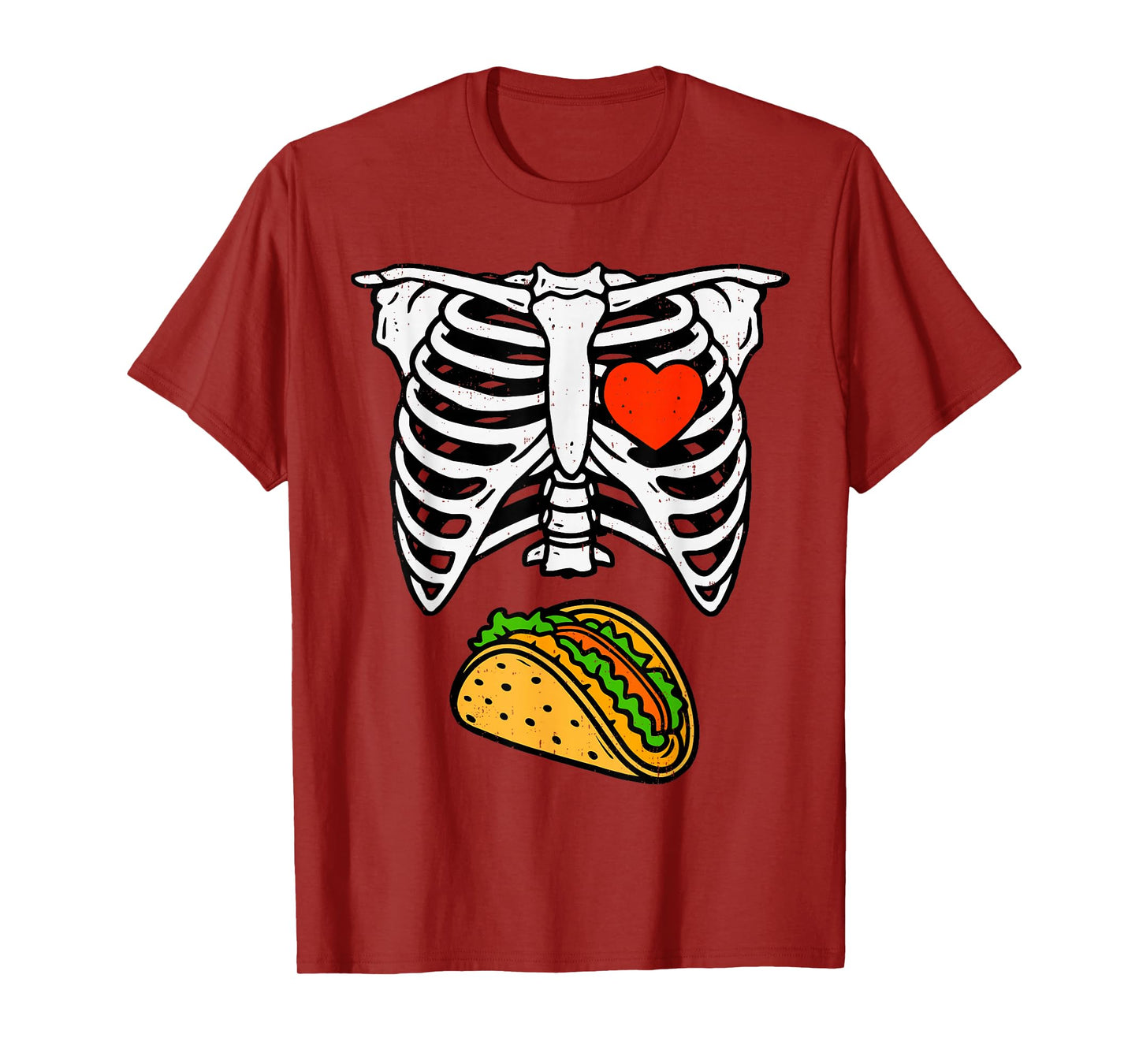 Funny Skeleton Tacos Halloween Costume Boys Teens Girls Kids T-Shirt