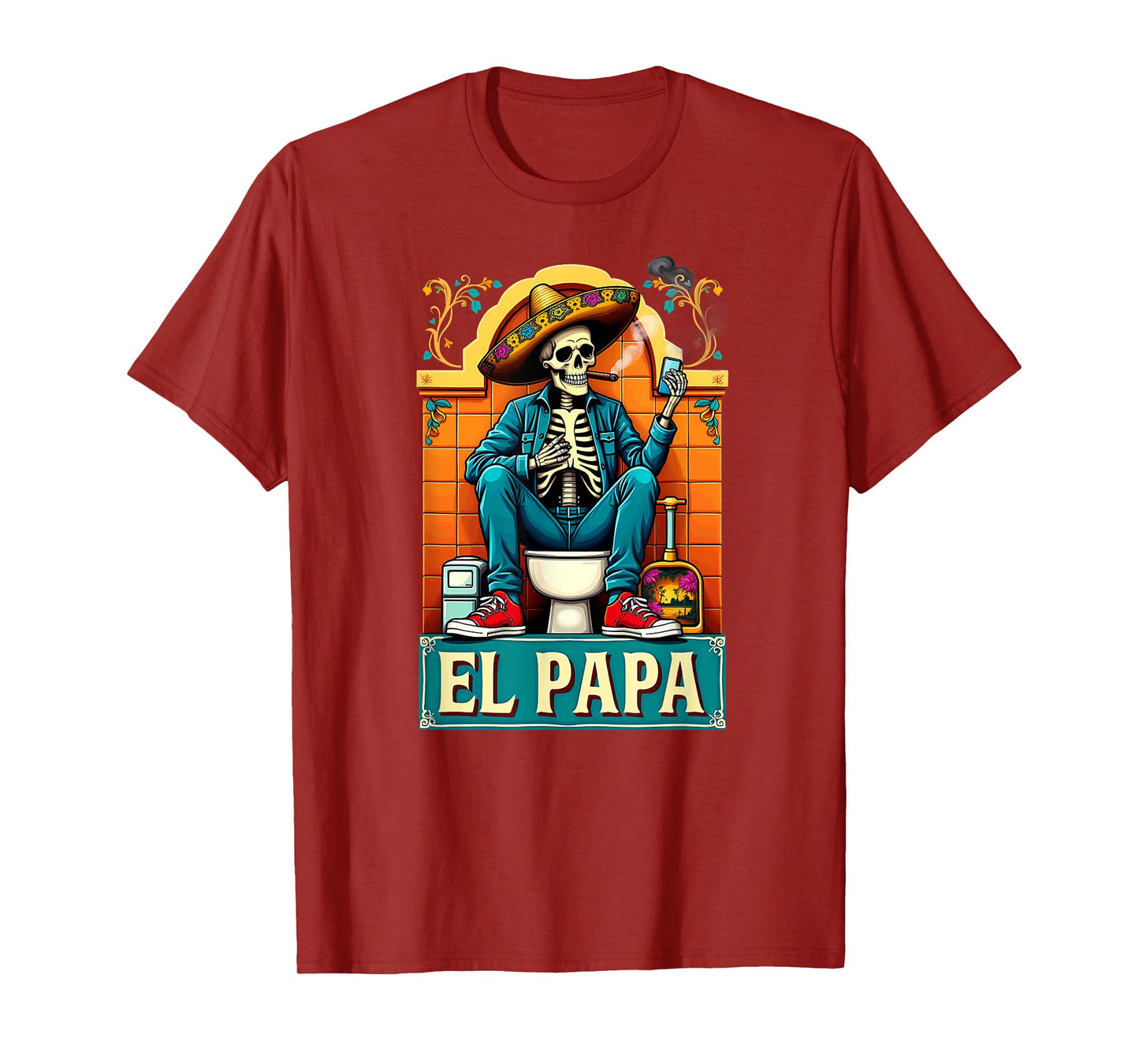Tarot Card Spanish Mexican Dad El Papa T-Shirt
