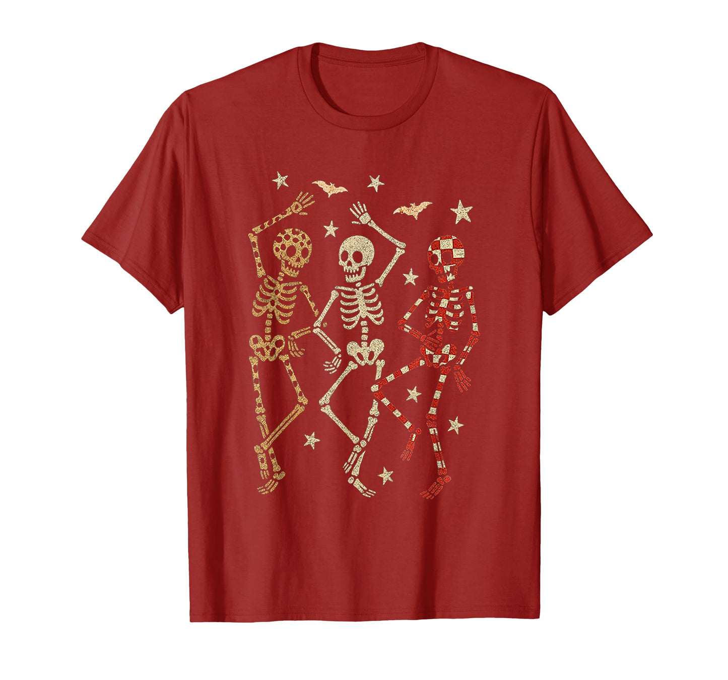 Dancing Skeletons Halloween Dance of Death Macabre Skeleton T-Shirt