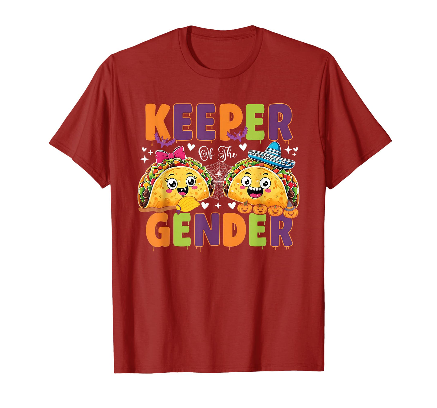 Mexican Gender Reveal Halloween Keeper of The Gender Tacos T-Shirt