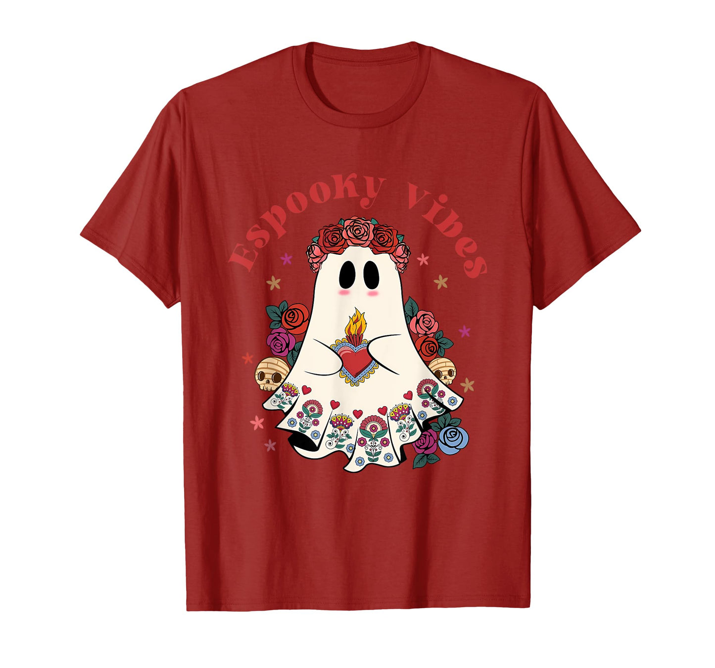 Espooky Vibes Maestra Halloween Spanish Spooky Season T-Shirt