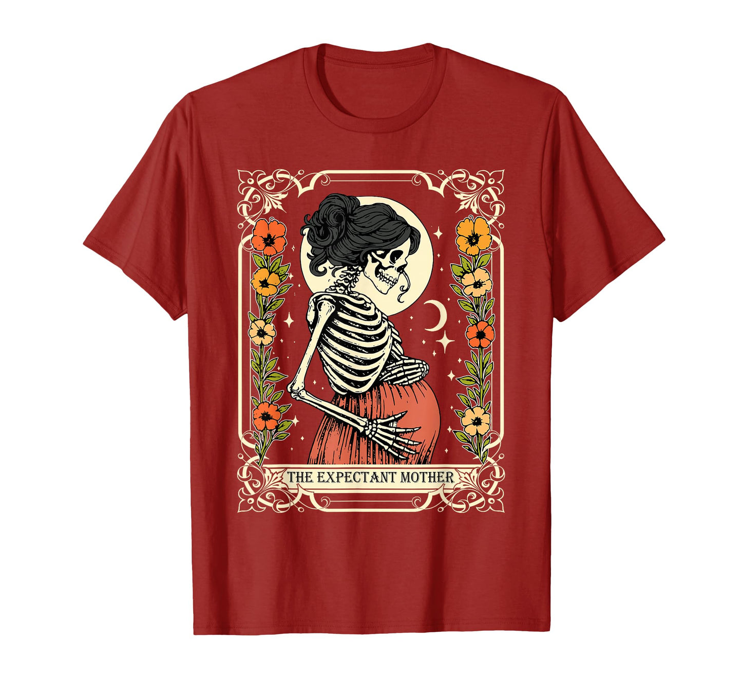 The Expectant Mother Halloween Pregnancy Pregnant Spooky Mom T-Shirt