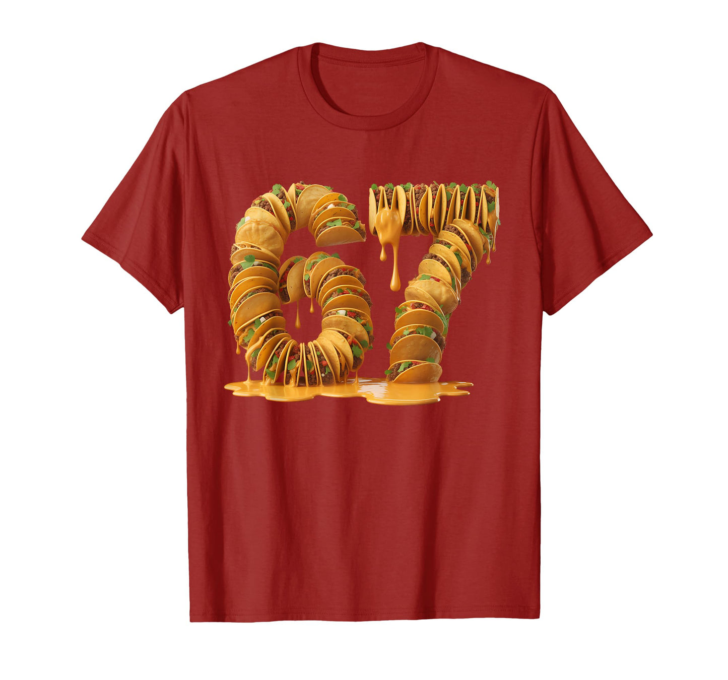 67 Six Seven Tacos Brainrot Viral Meme Halloween Funny T-Shirt