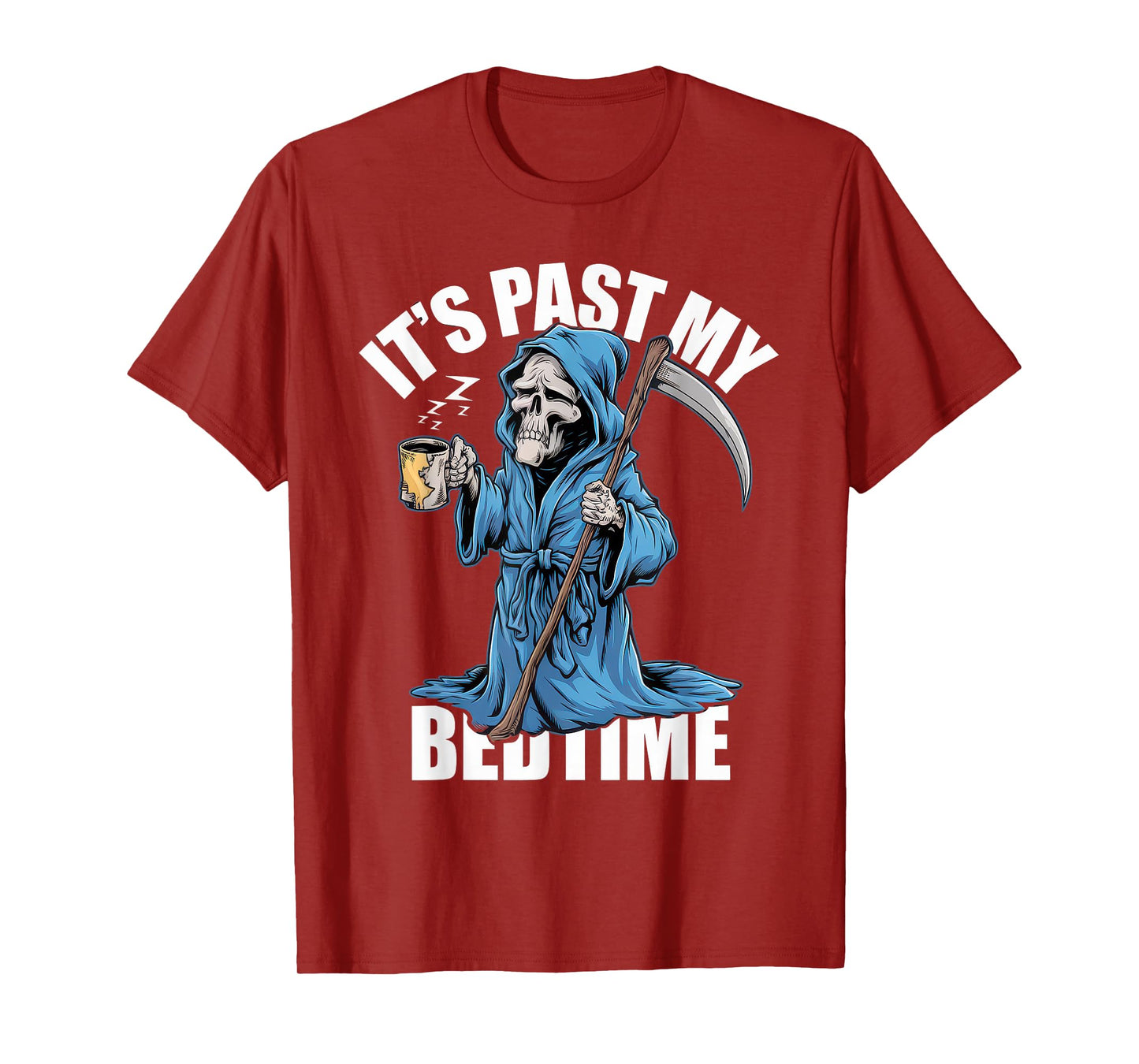 Funny Tshirt Men Humor Skeleton Meme Sarcastic Ironic Tired T-Shirt