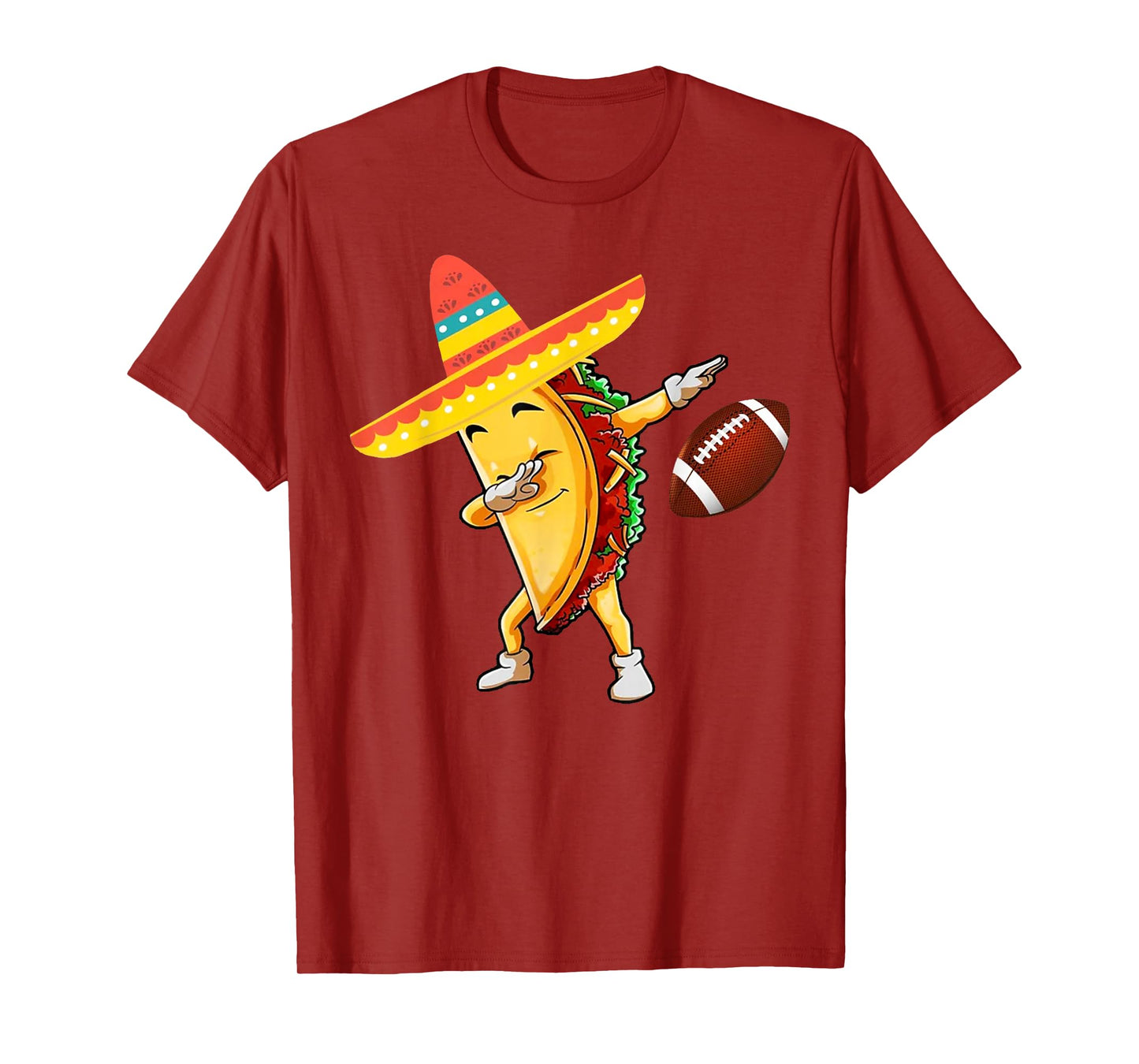 Meme Food Lover Funny Dabbing Football Taco Sport Cute T-Shirt