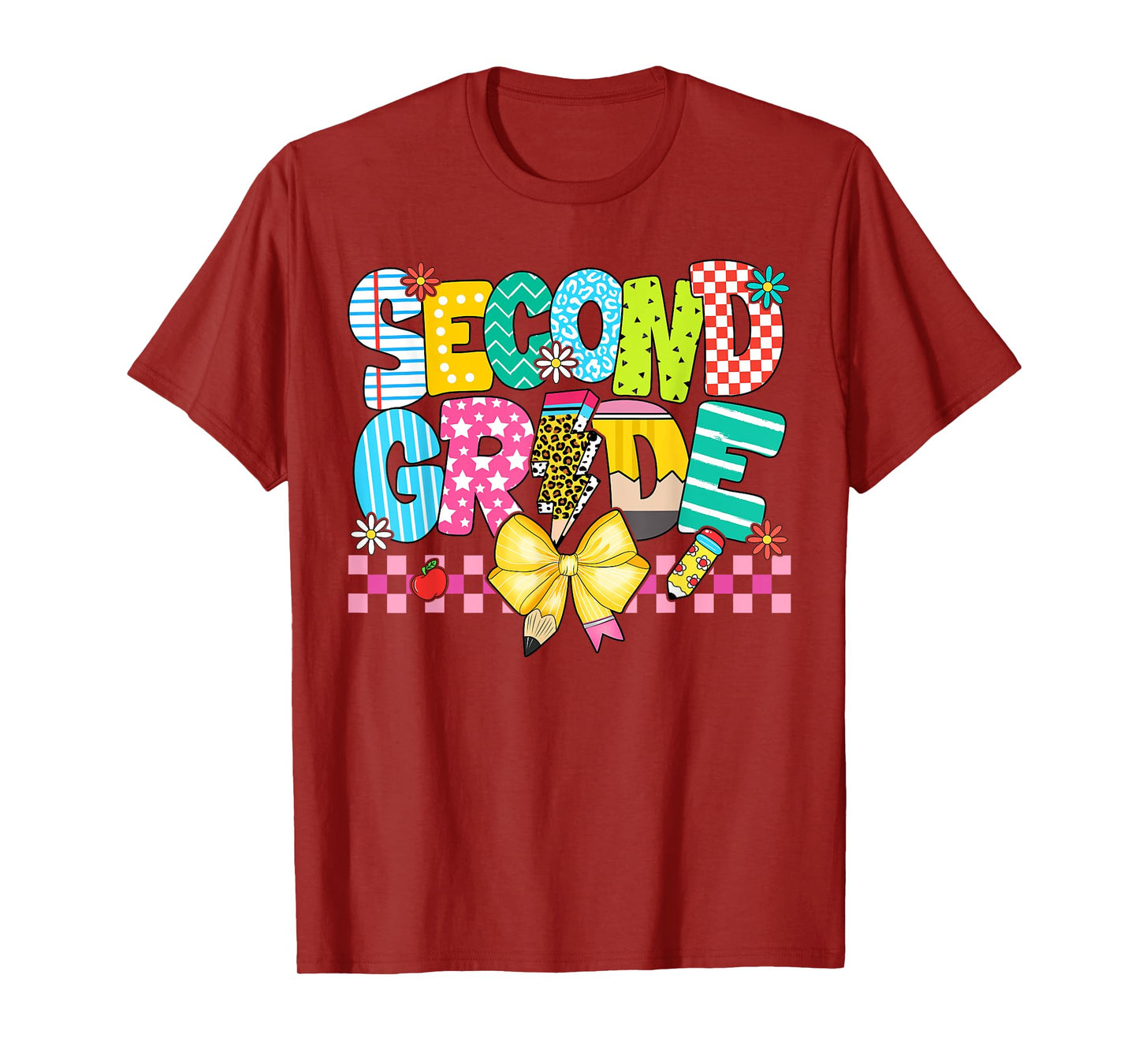2nd Grade For Girls Boy Teacher Second Grade Back to School T-Shirt