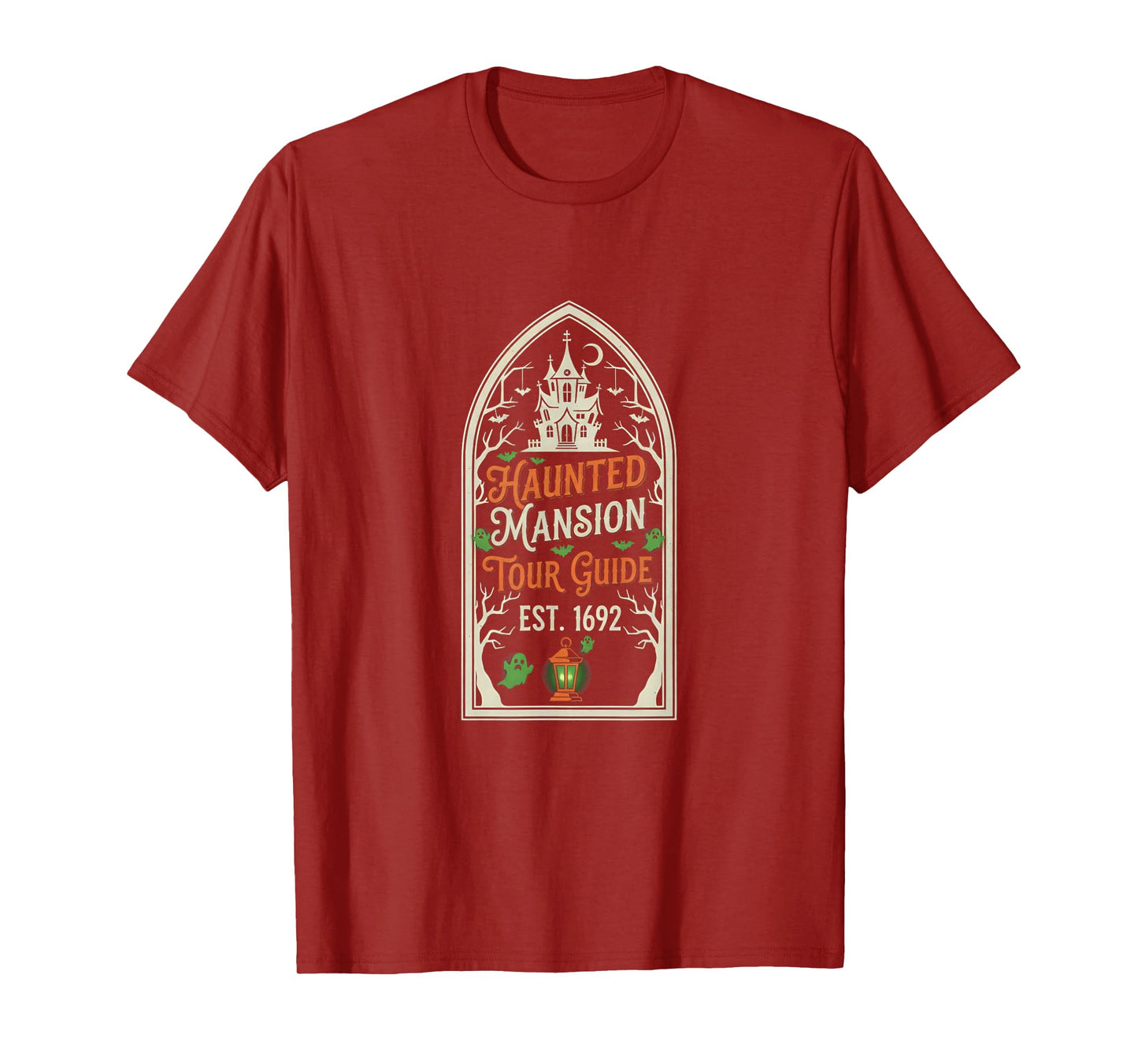 Haunted Mansion Tour Guide Funny Halloween Trick or Treat T-Shirt