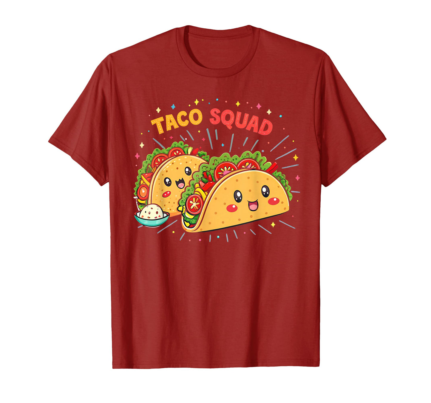 Funny Taco Squad Cute Mexican Food Lover Tee T-Shirt
