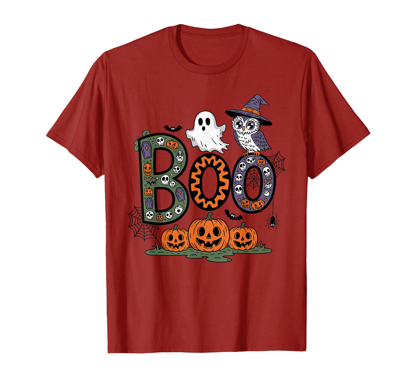Spooky Season Boo Crew Funny Halloween for Family Matching T-Shirt