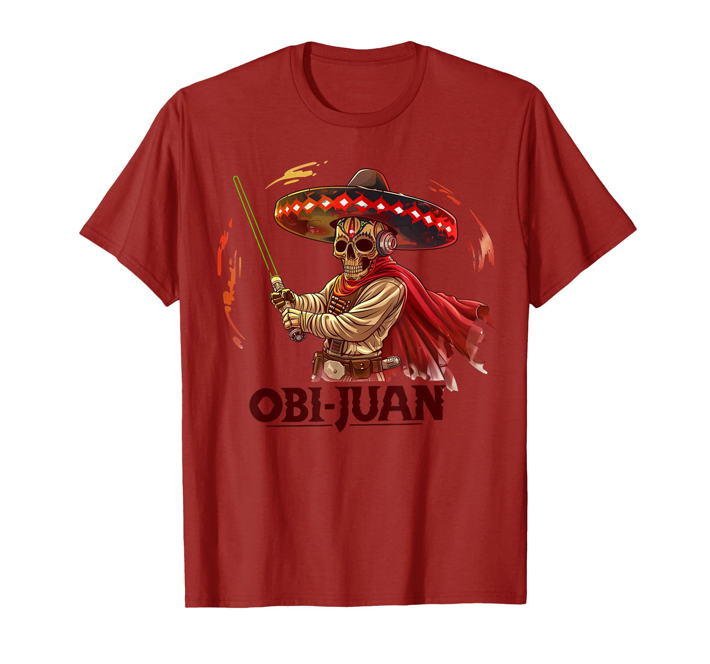Mexican Obi Juan Movie Parody Cinco De Gaming T-Shirt