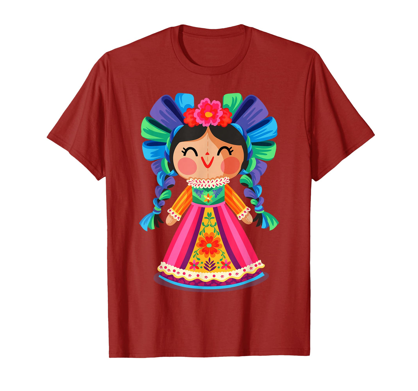Muñeca María Lele Tradicional Mexicana Otomi Típica T-Shirt