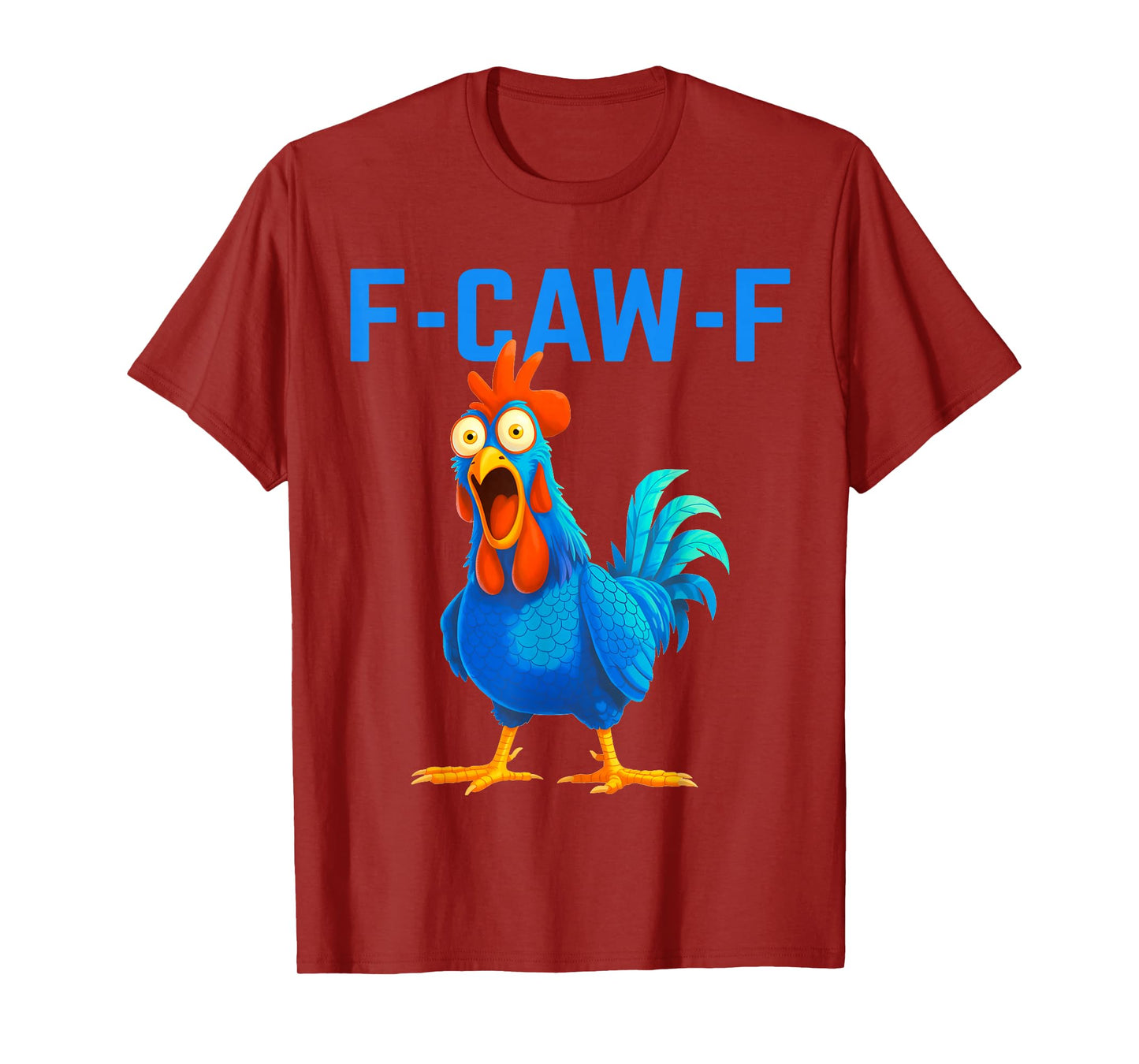 Funny F-Caw-F Chicken Shirts, FCAWF Chicken Vintage Retro T-Shirt