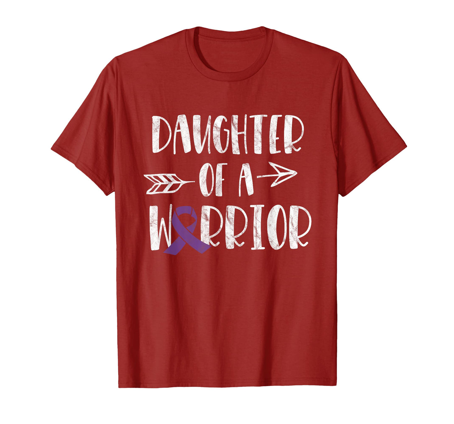 Alzheimer's Awareness Daughter Of A Warrior Dementia T-Shirt