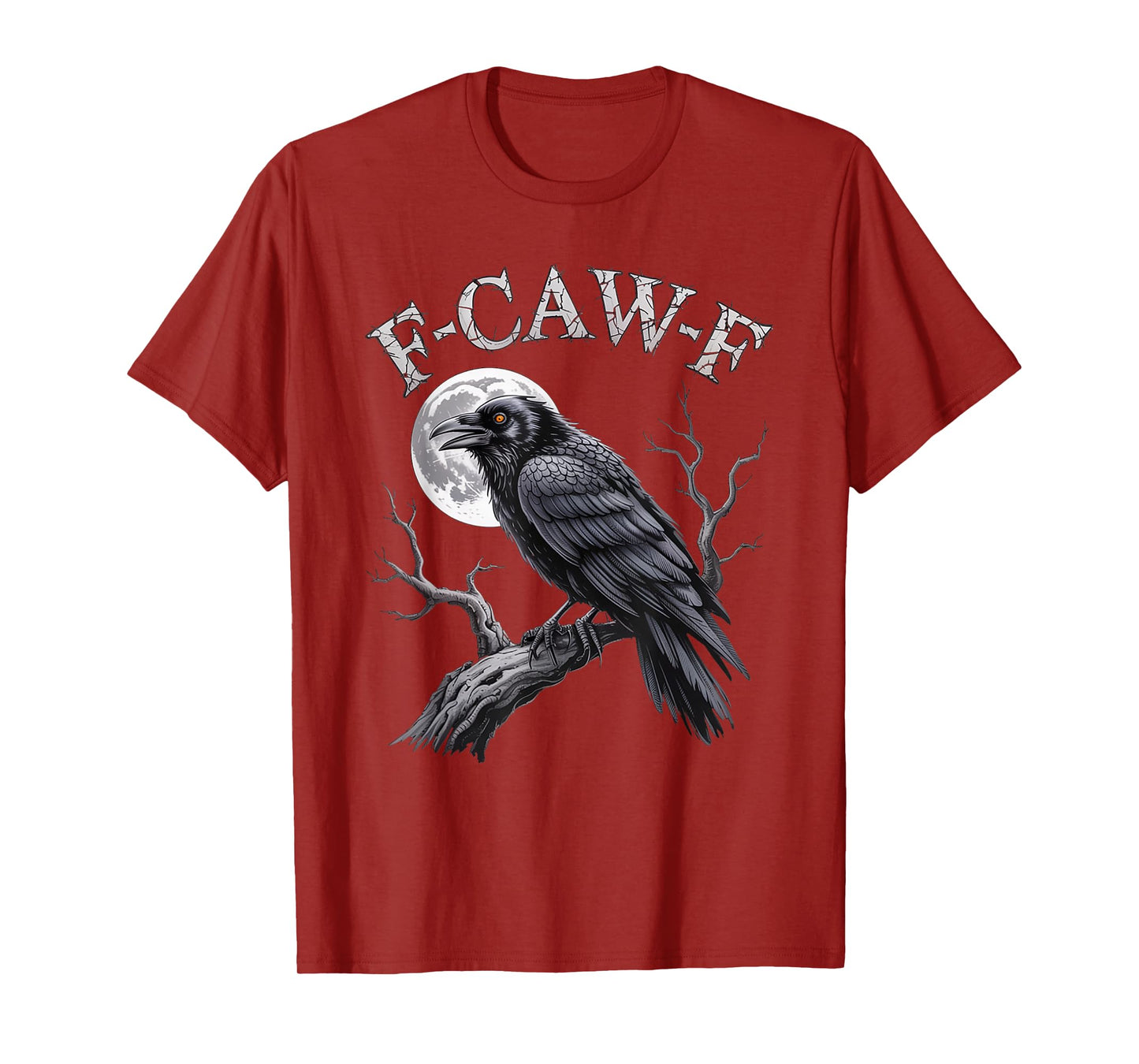 Black Crow, F-Caw-F Funny Black Bird T-Shirt