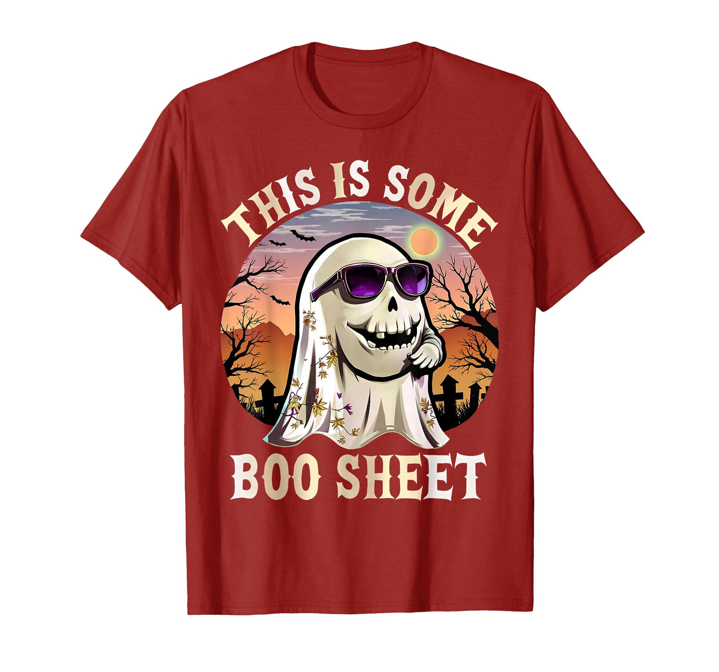 This is Some Boo Sheet Ghost Retro Funny Halloween T-Shirt