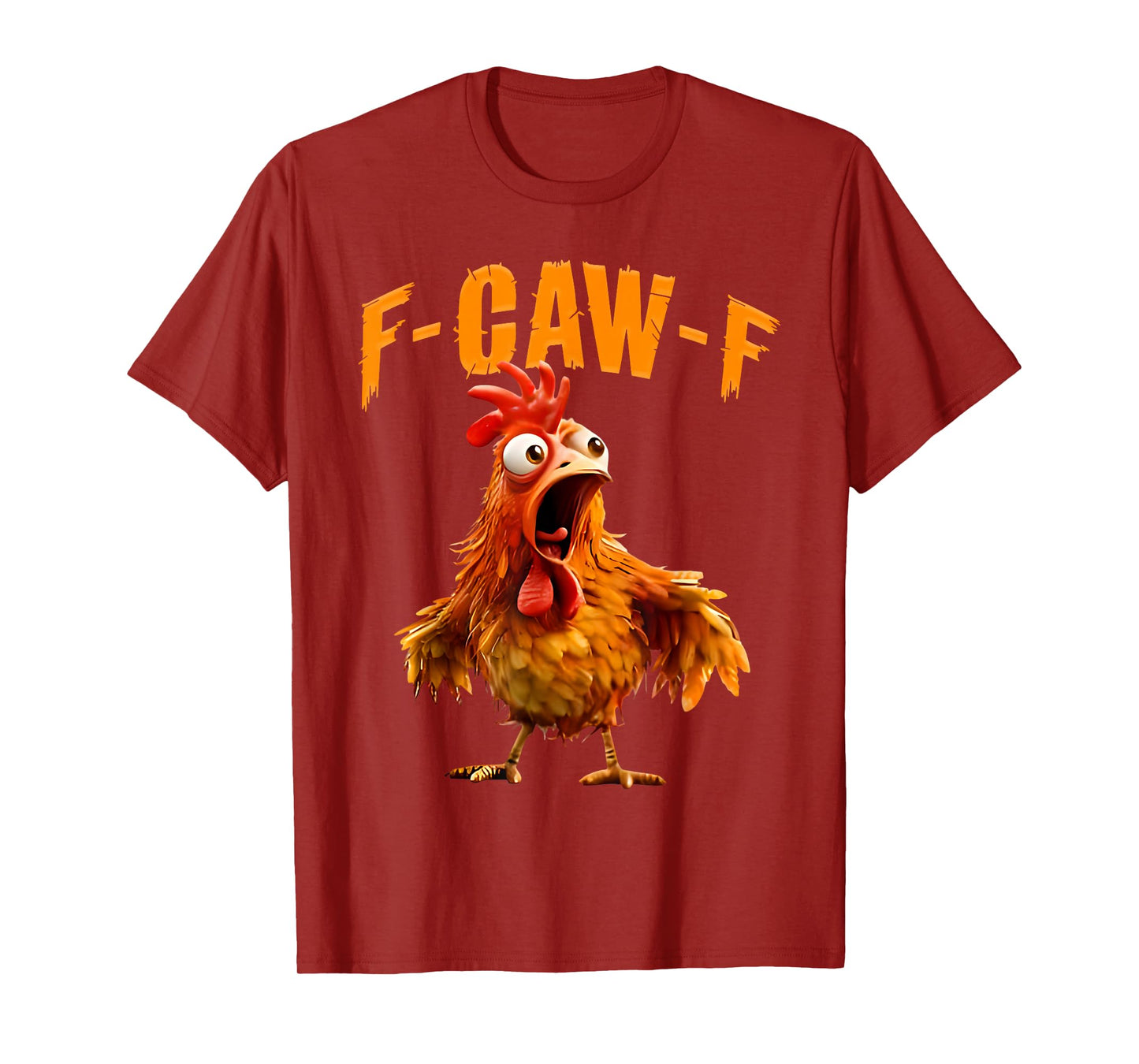 Funny F-Caw-F Chicken FCAWF Rooster Halloween Bird Crow T-Shirt