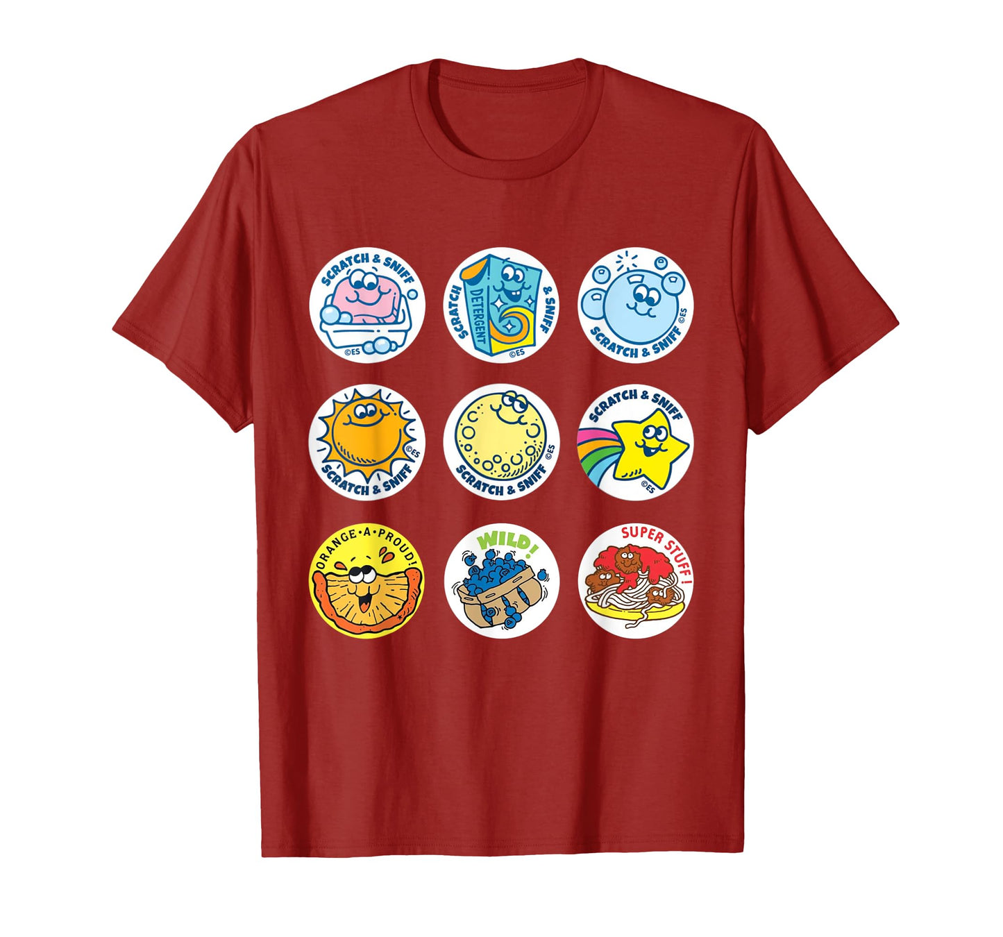 Scratch And Sniff Sticker Ice Cream, Scooper Dooper! Vintage Men Women Kids T-Shirt