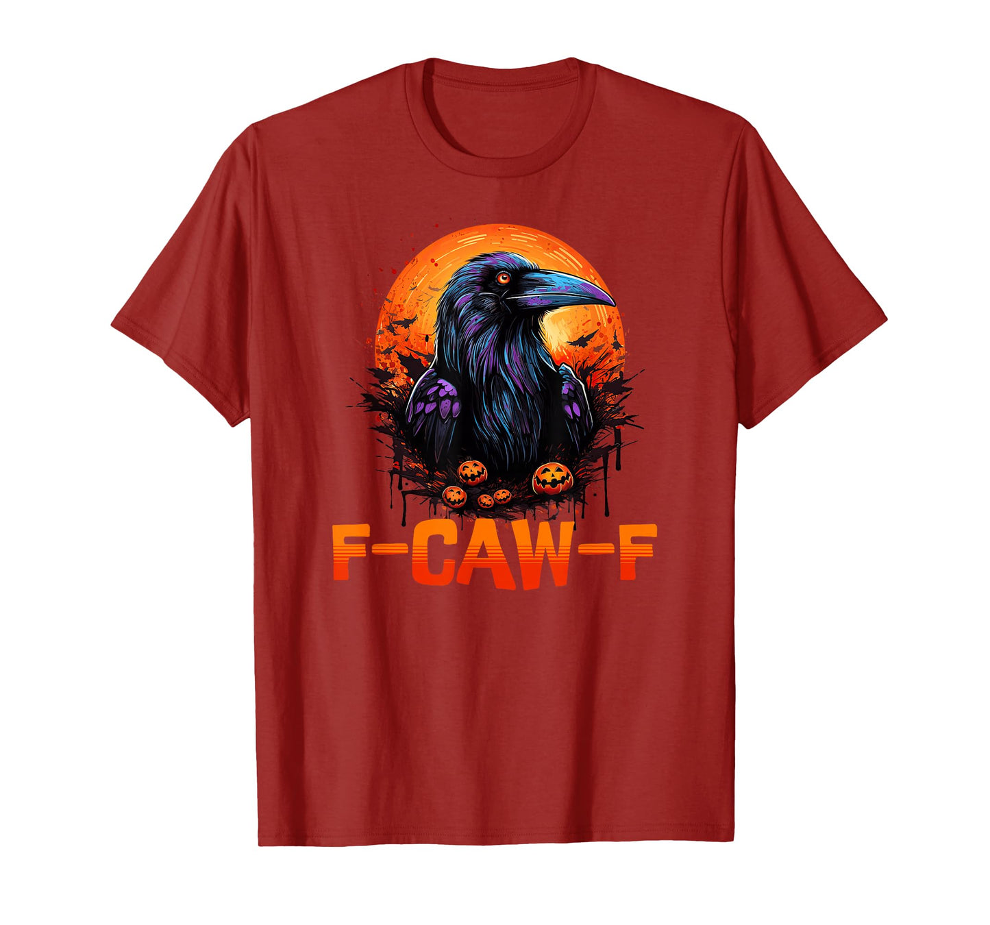 Halloween F-Caw-F Crow Meme T-Shirt