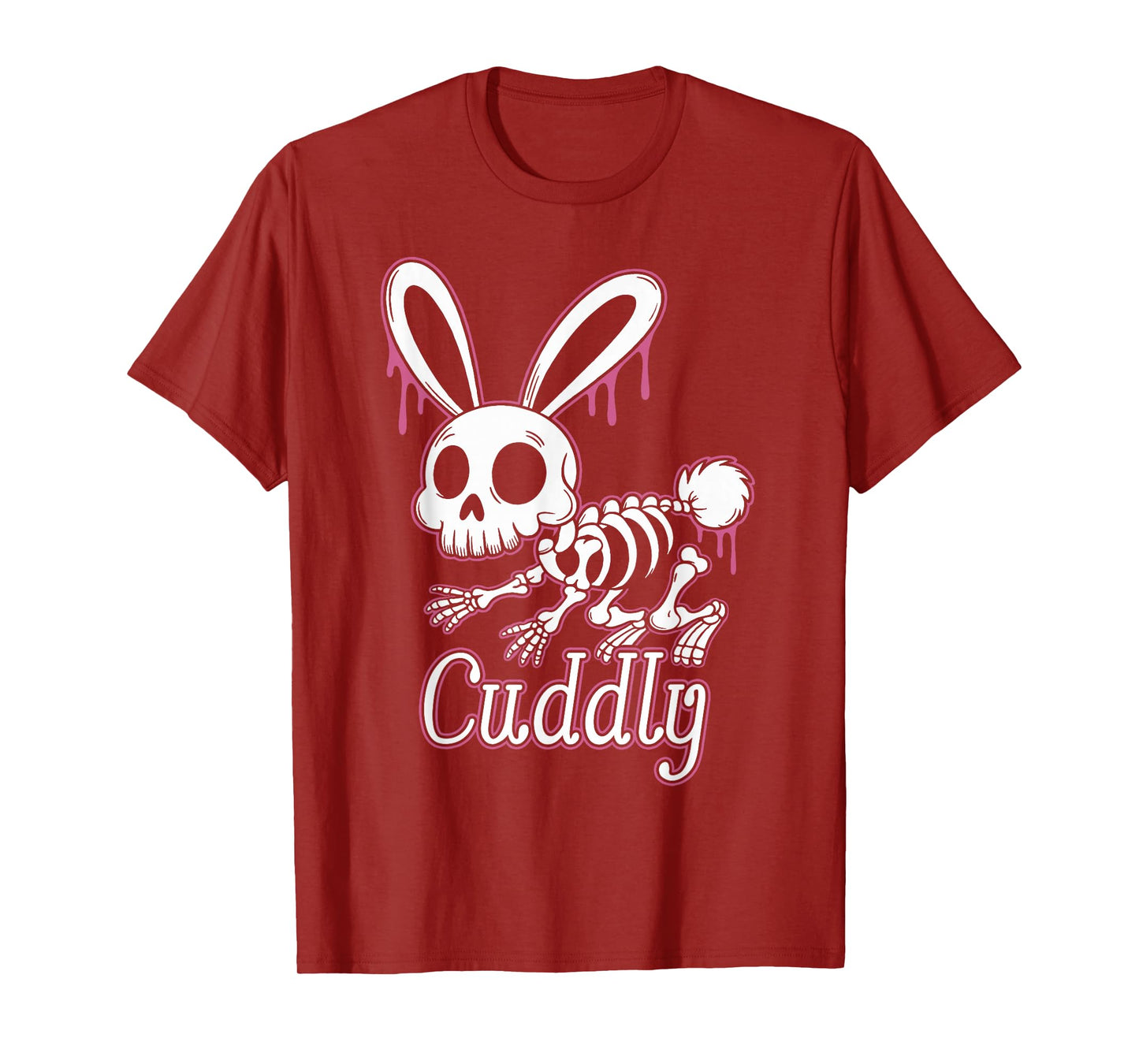 Spooky Bunny Skeleton Rabbit Halloween T-Shirt