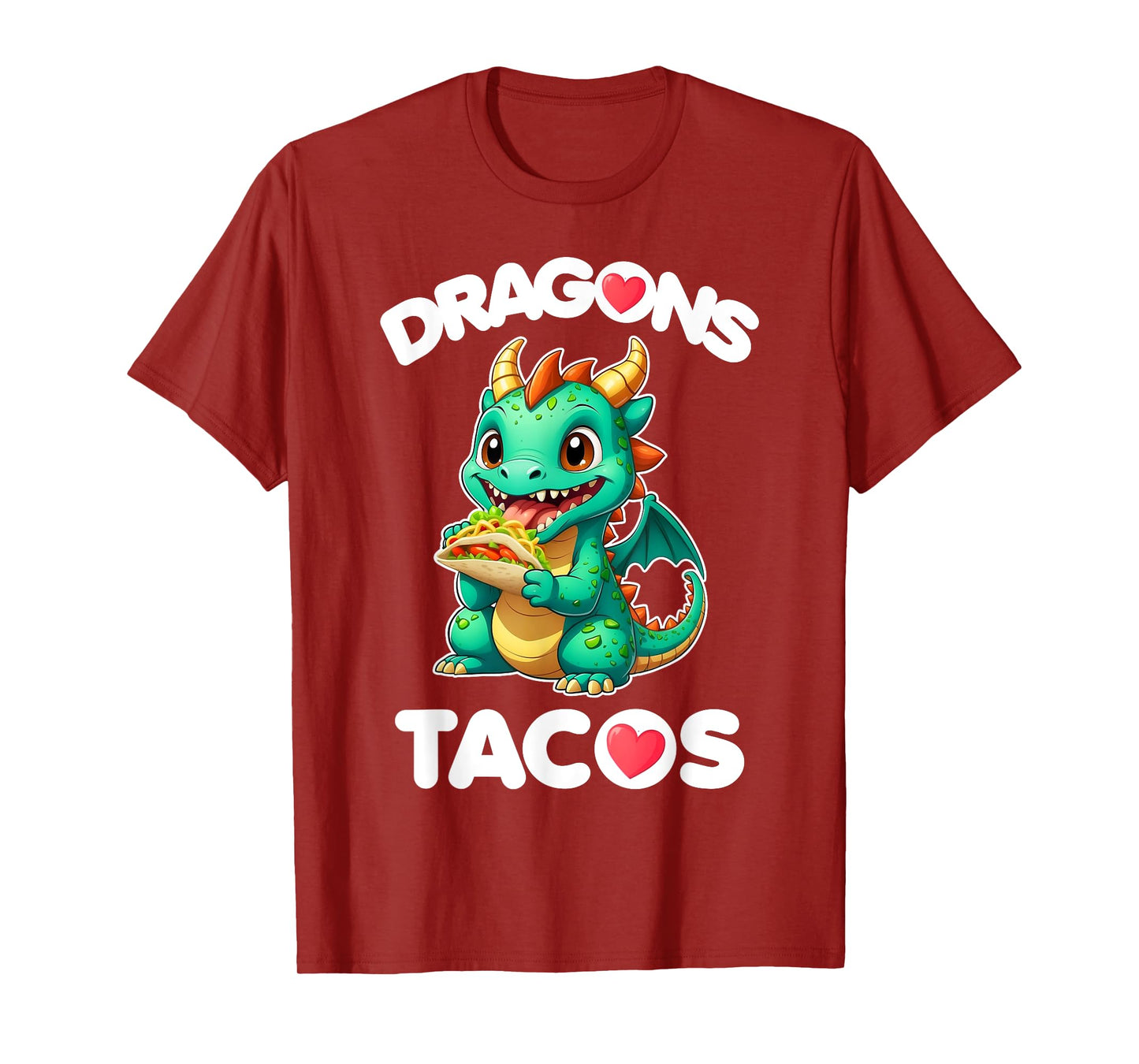 Dragons Love Tacos Cute Cinco De Mayo Mexican Food Kids Boys T-Shirt